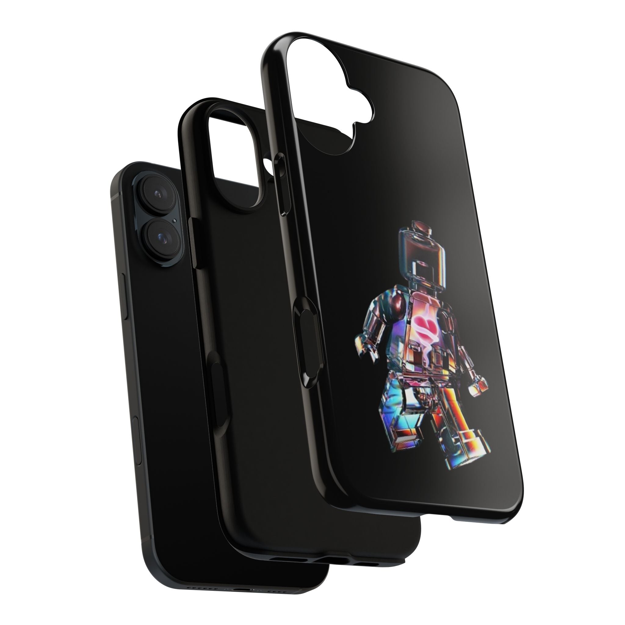 Holographic Brickman Phone Case