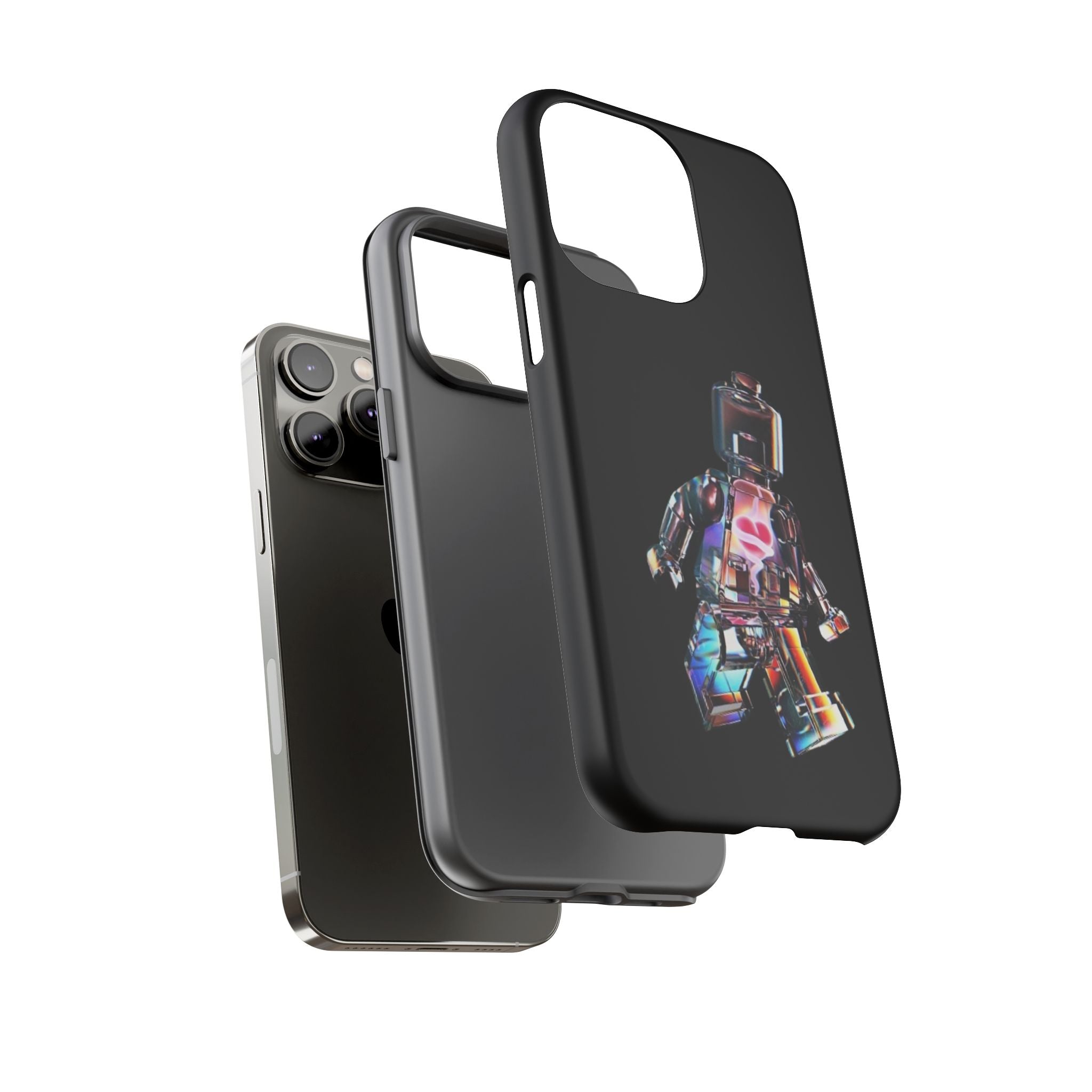 Holographic Brickman Phone Case