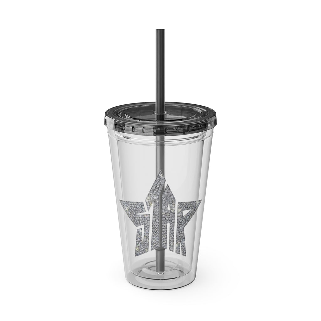 VVS Star Tumbler with Straw, 16oz