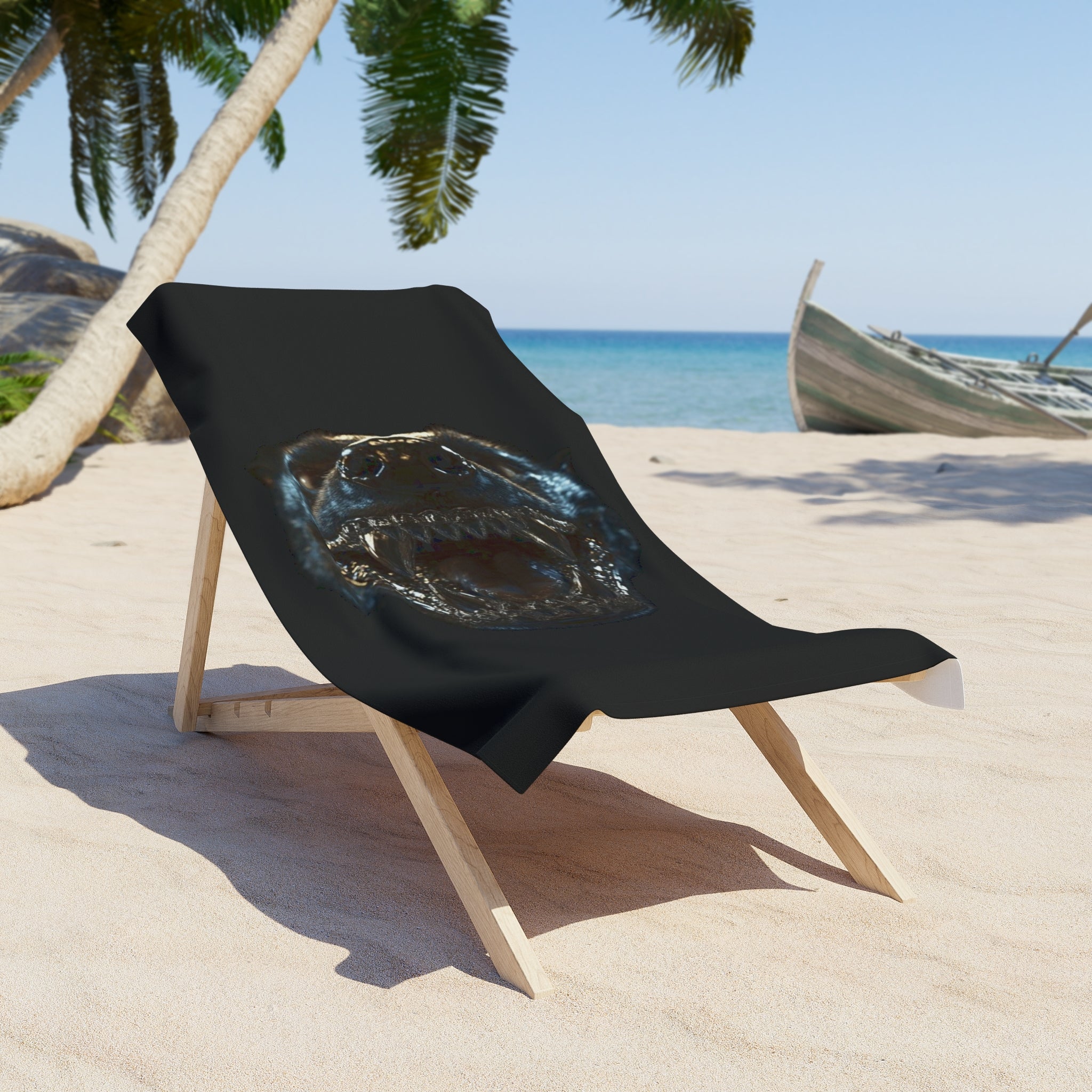 Golden Fang Beach Towl