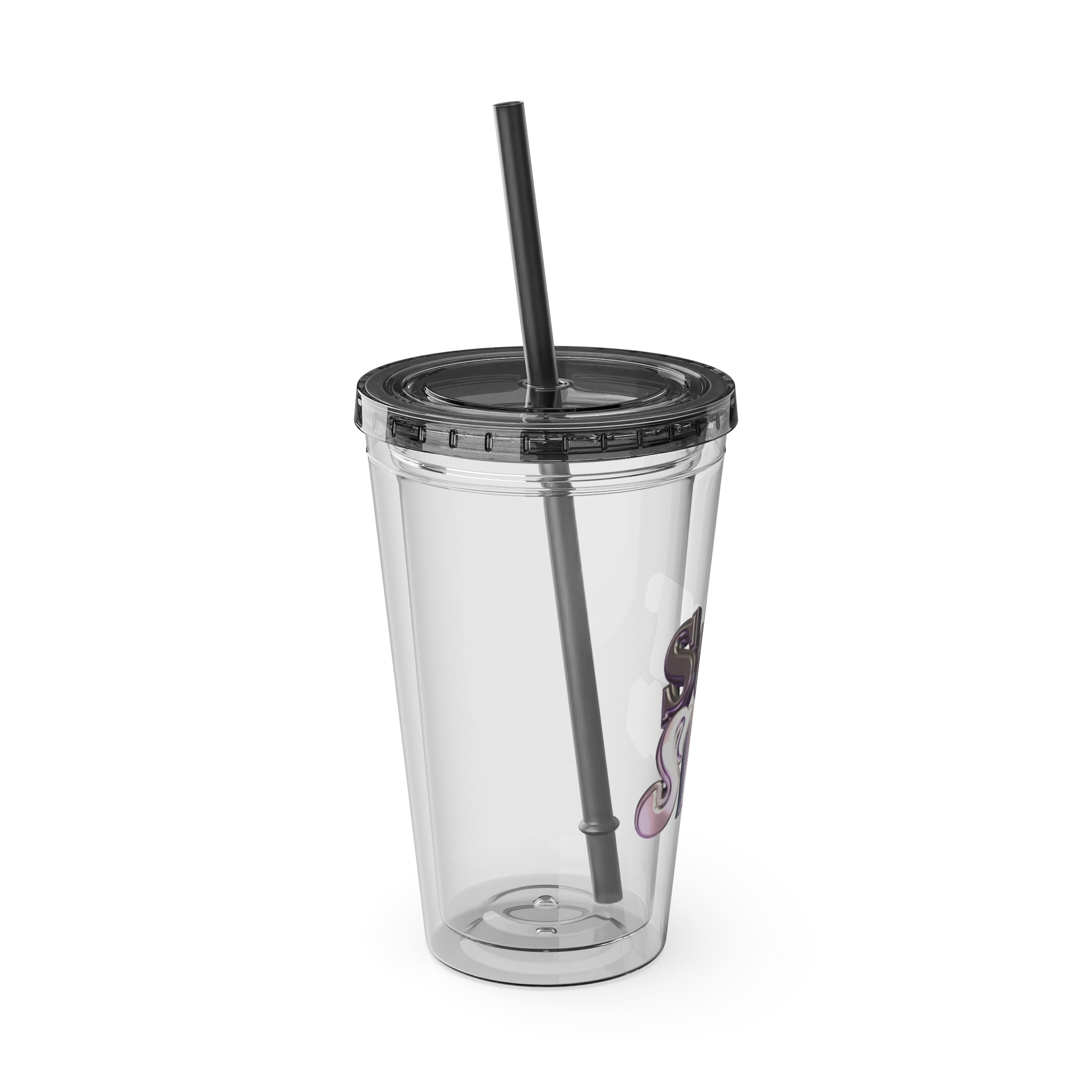 S Show Tumbler with Straw, 16oz