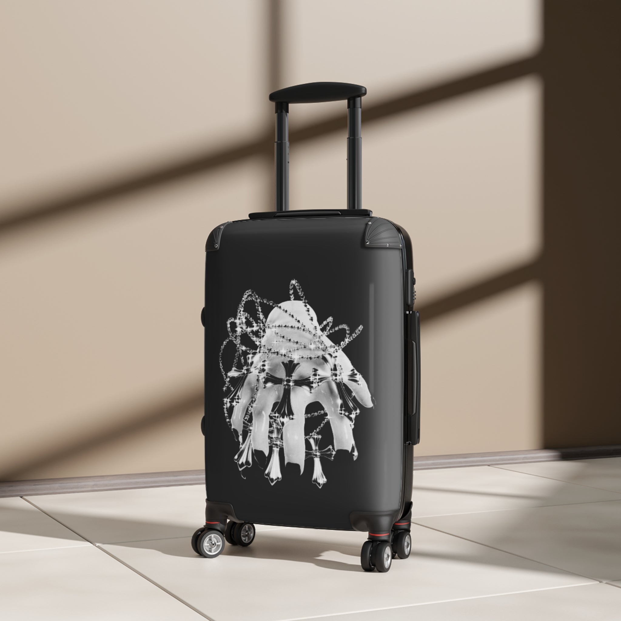 Metal Cross Hand Suitcase