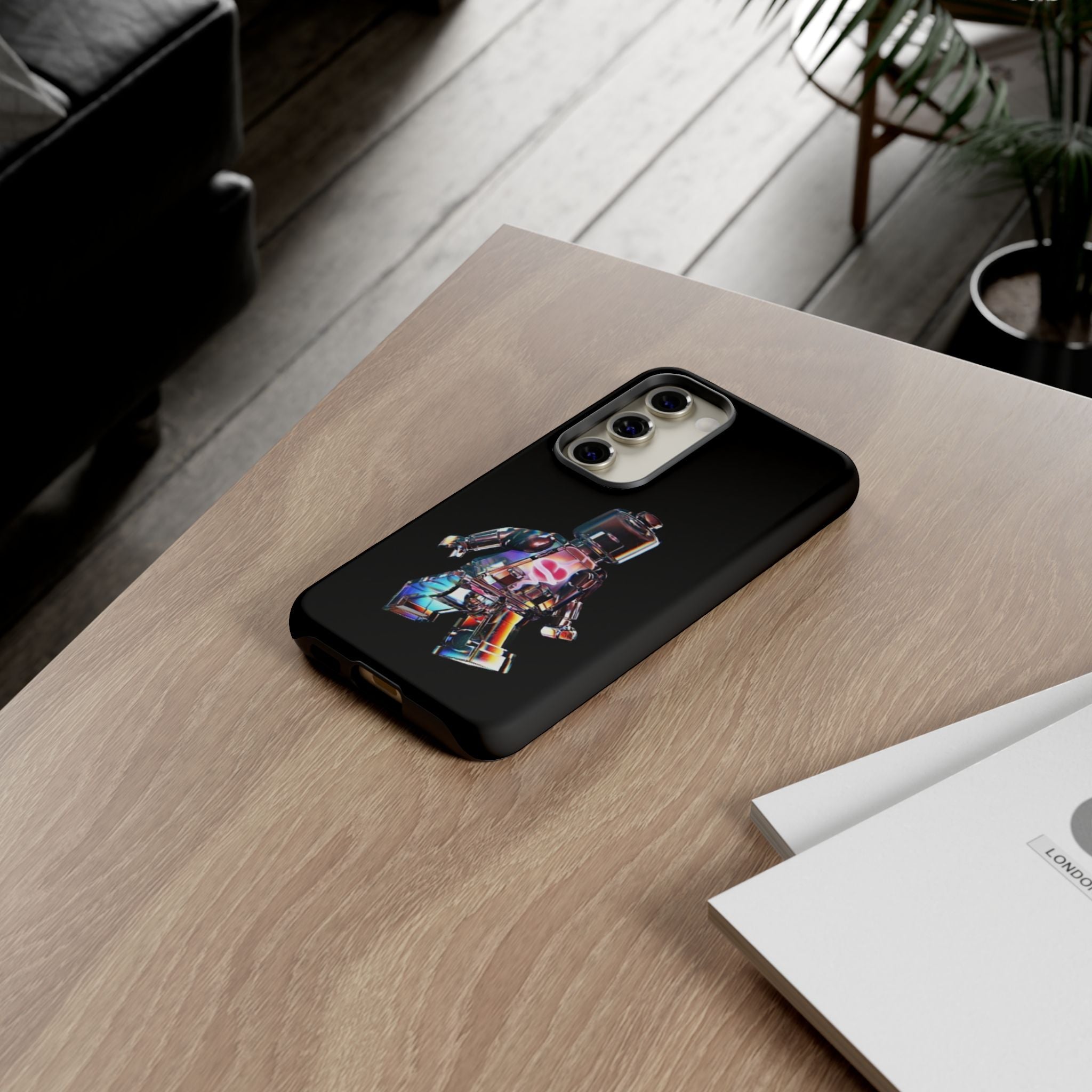 Holographic Brickman Phone Case