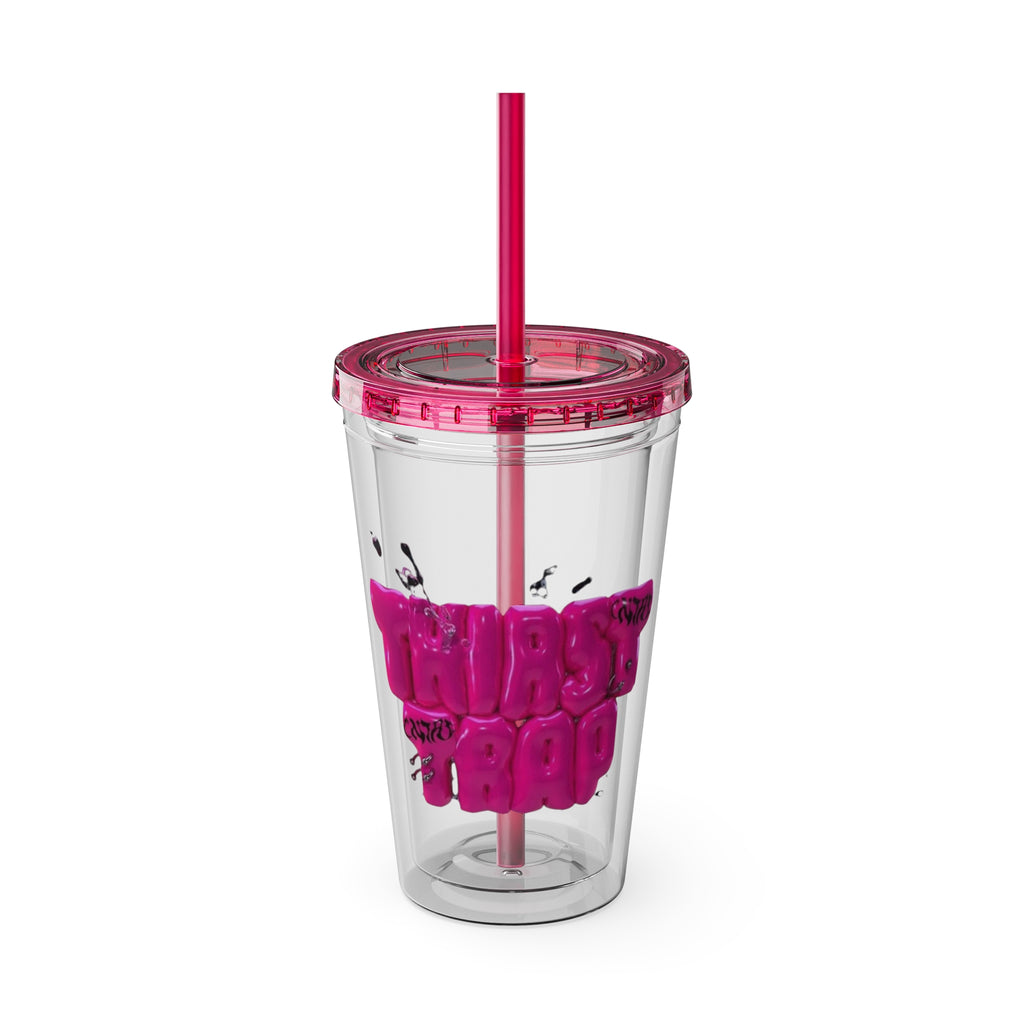 Thirst Trap Tumbler with Straw, 16oz