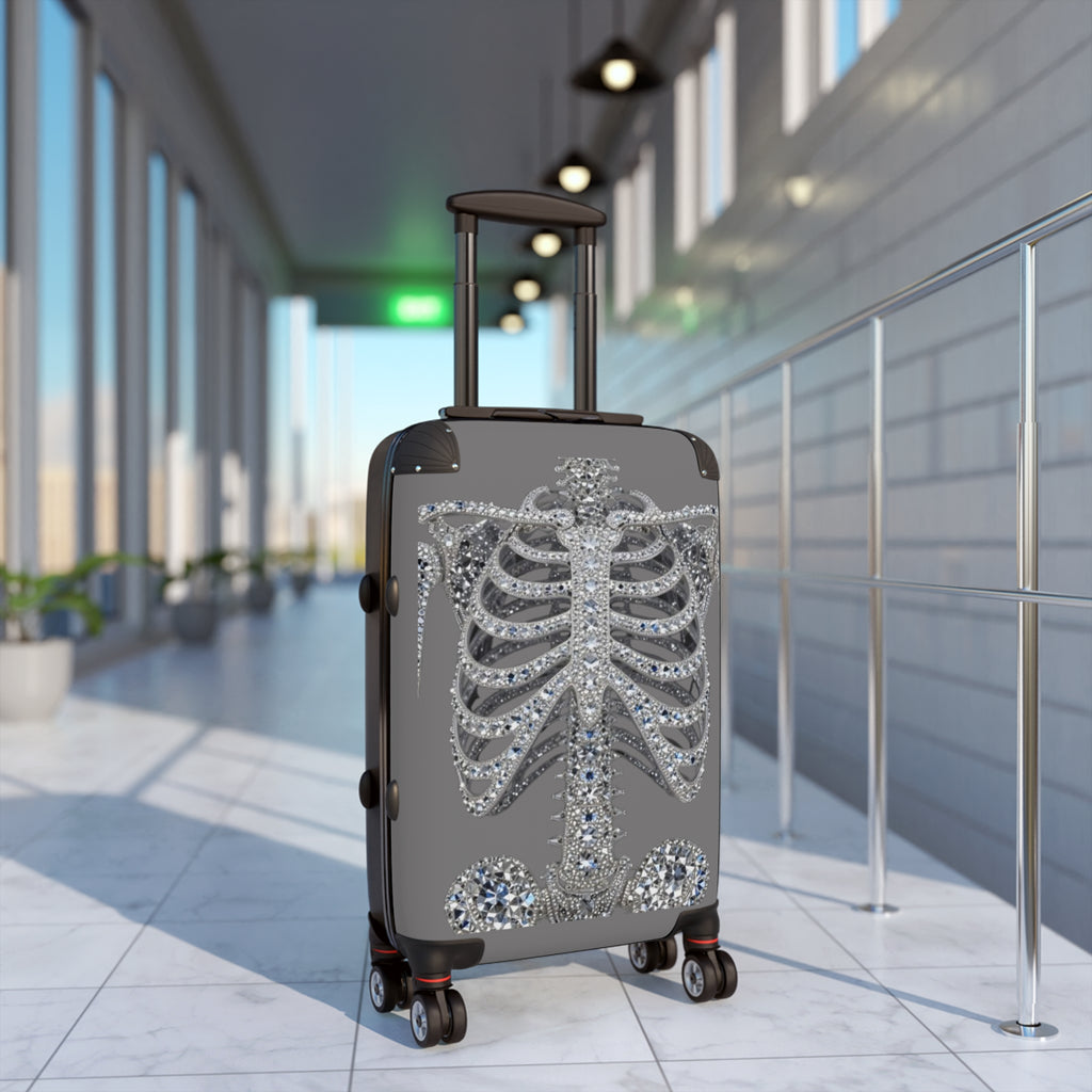 Diamond Skeleton Suitcase
