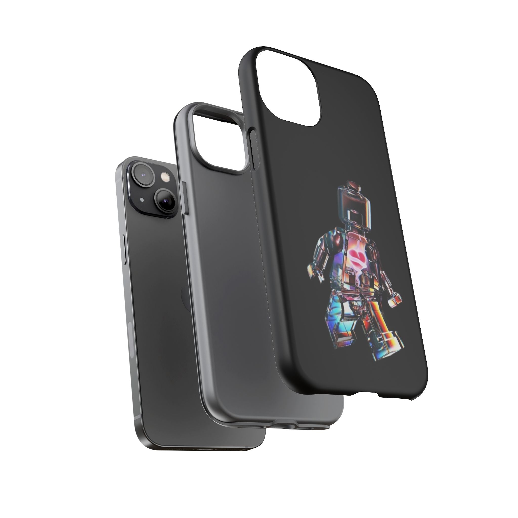 Holographic Brickman Phone Case