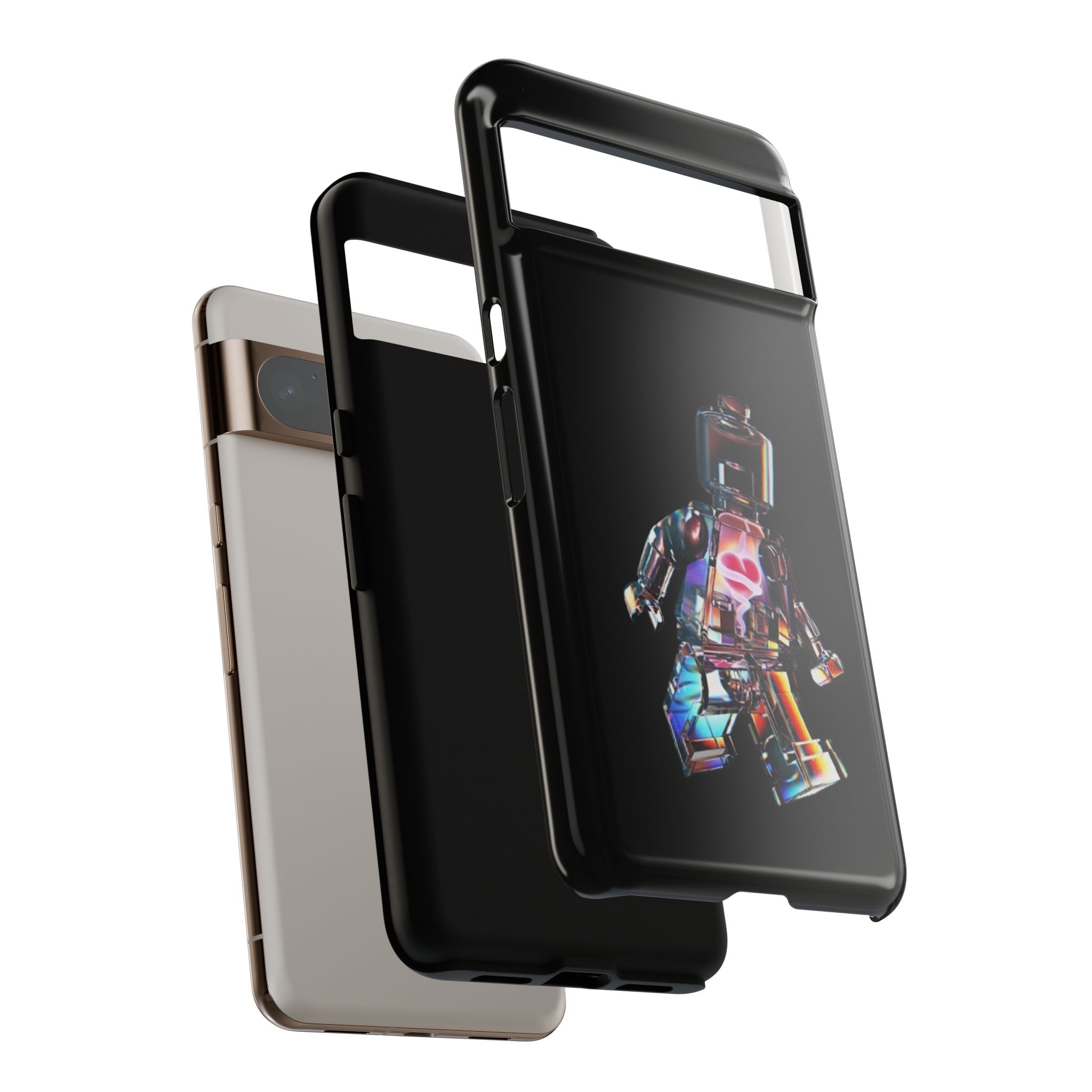 Holographic Brickman Phone Case