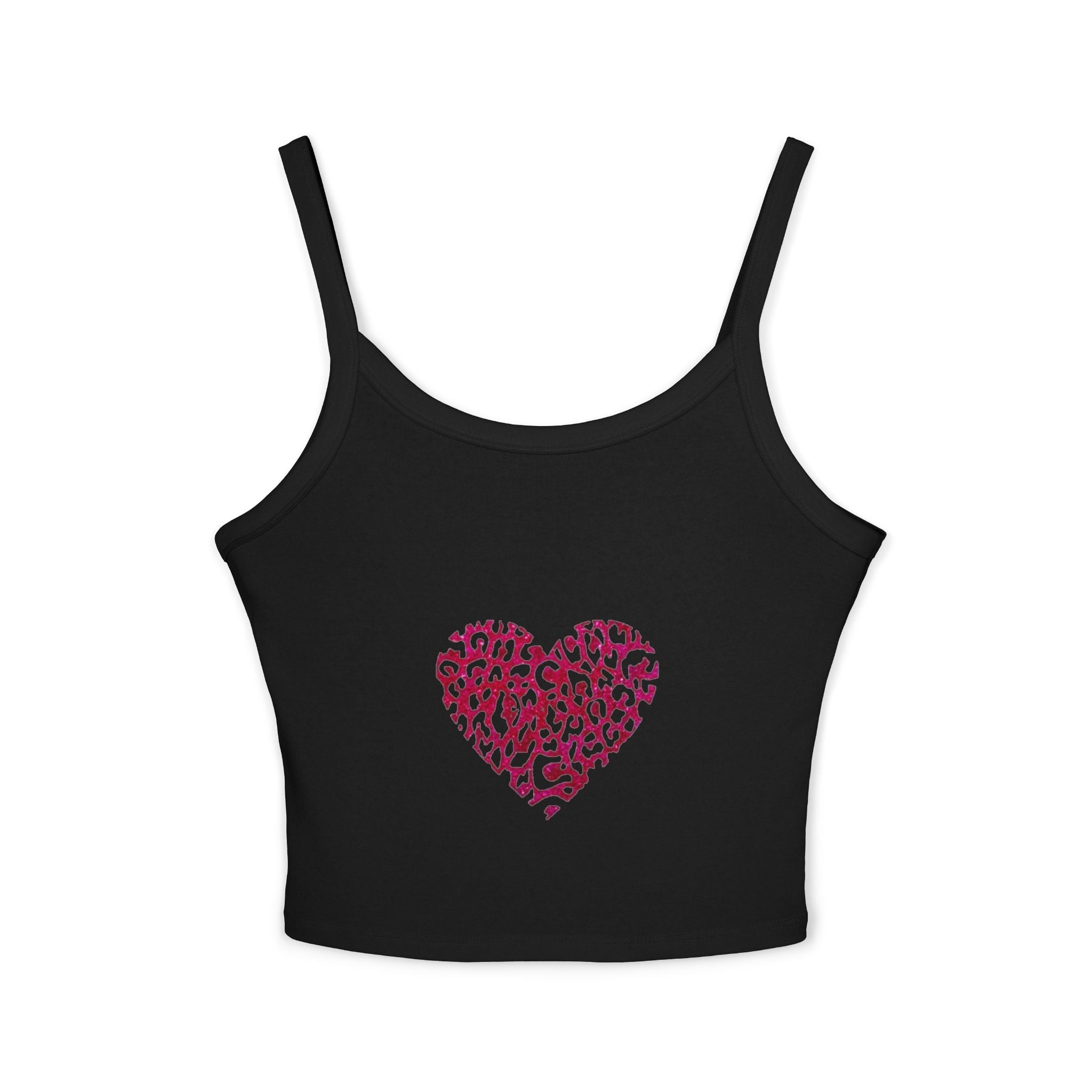 Pink Leopard Heart Tank