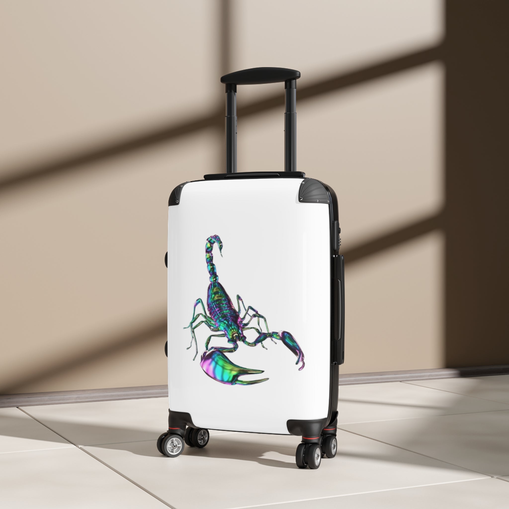 Holographic Scorpion Suitcase