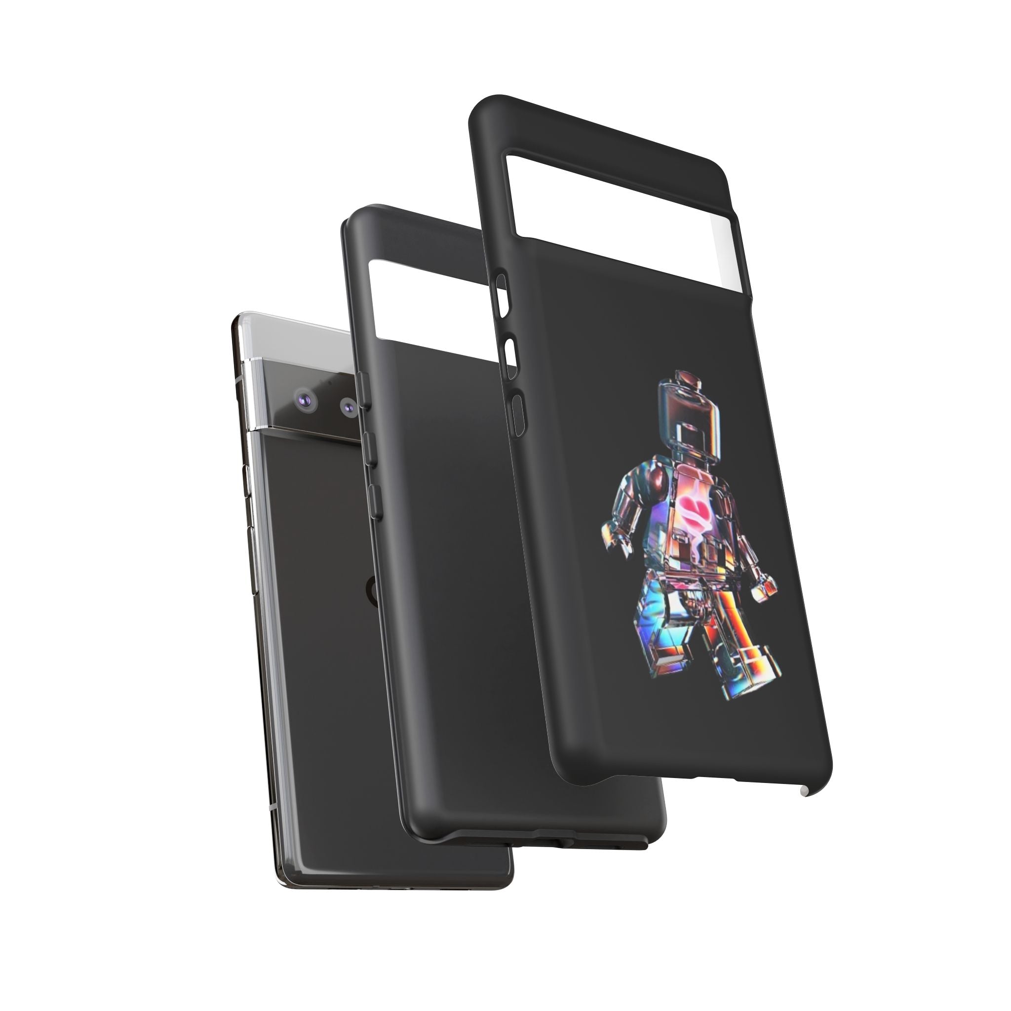 Holographic Brickman Phone Case