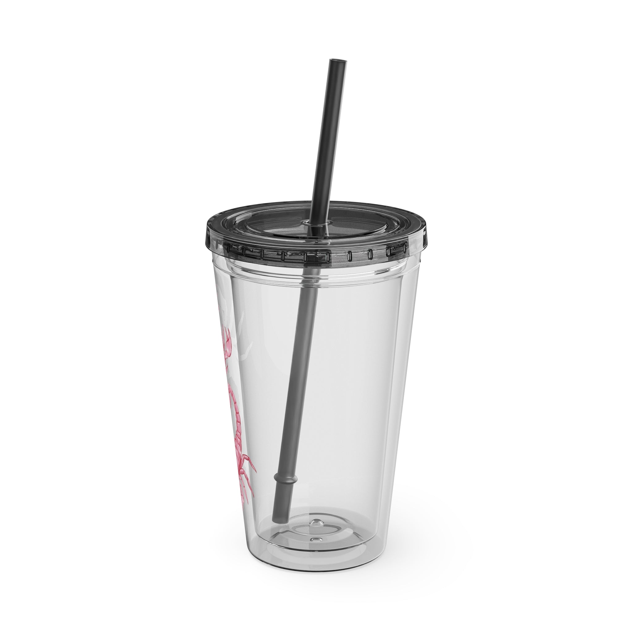 Twin Scorpion Tumbler with Straw, 16oz