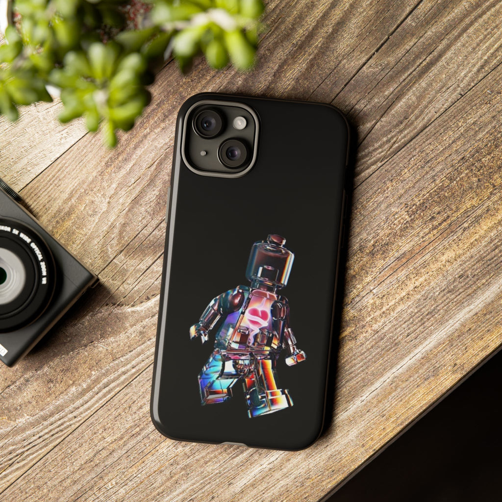 Holographic Brickman Phone Case
