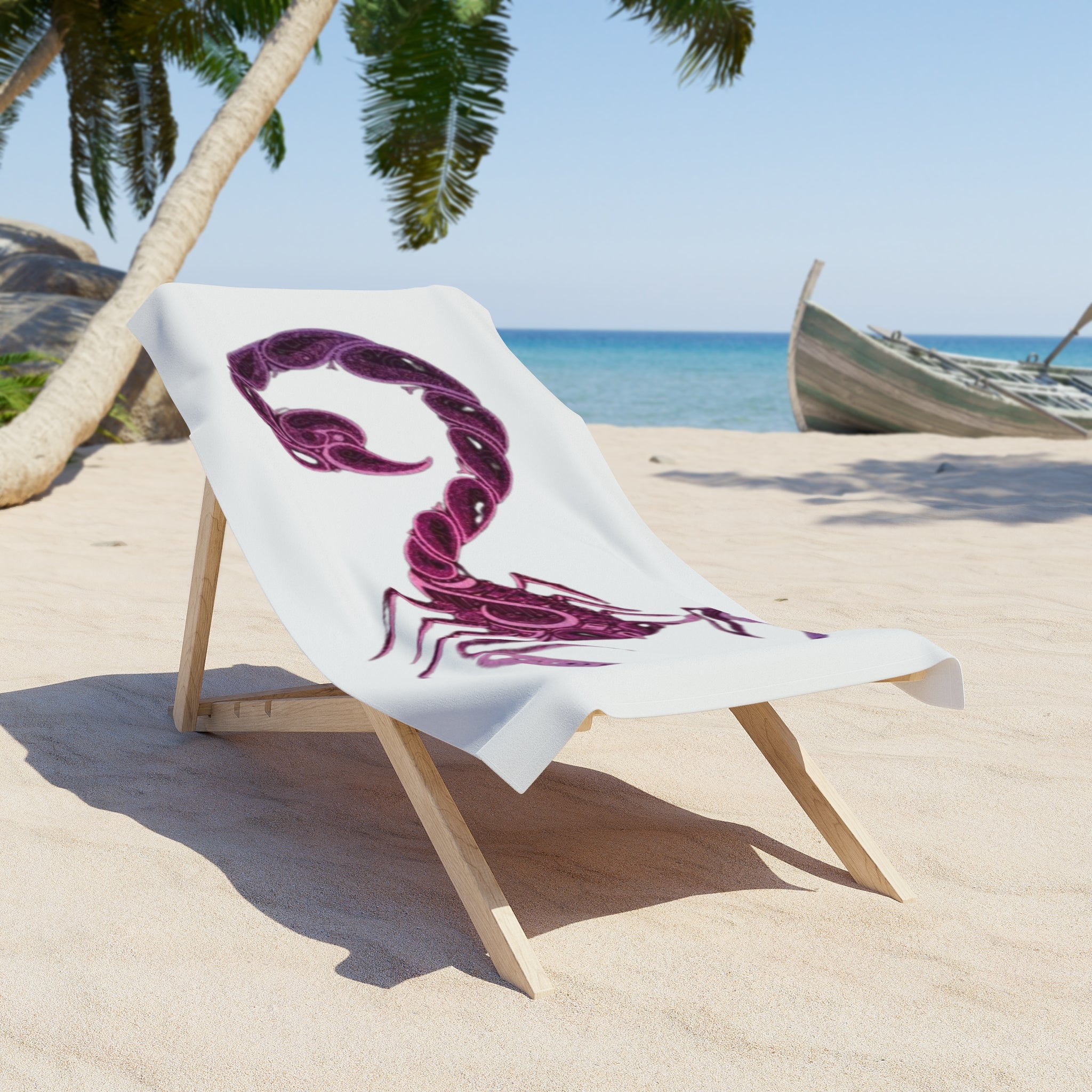 Pink Venom Beach Towel