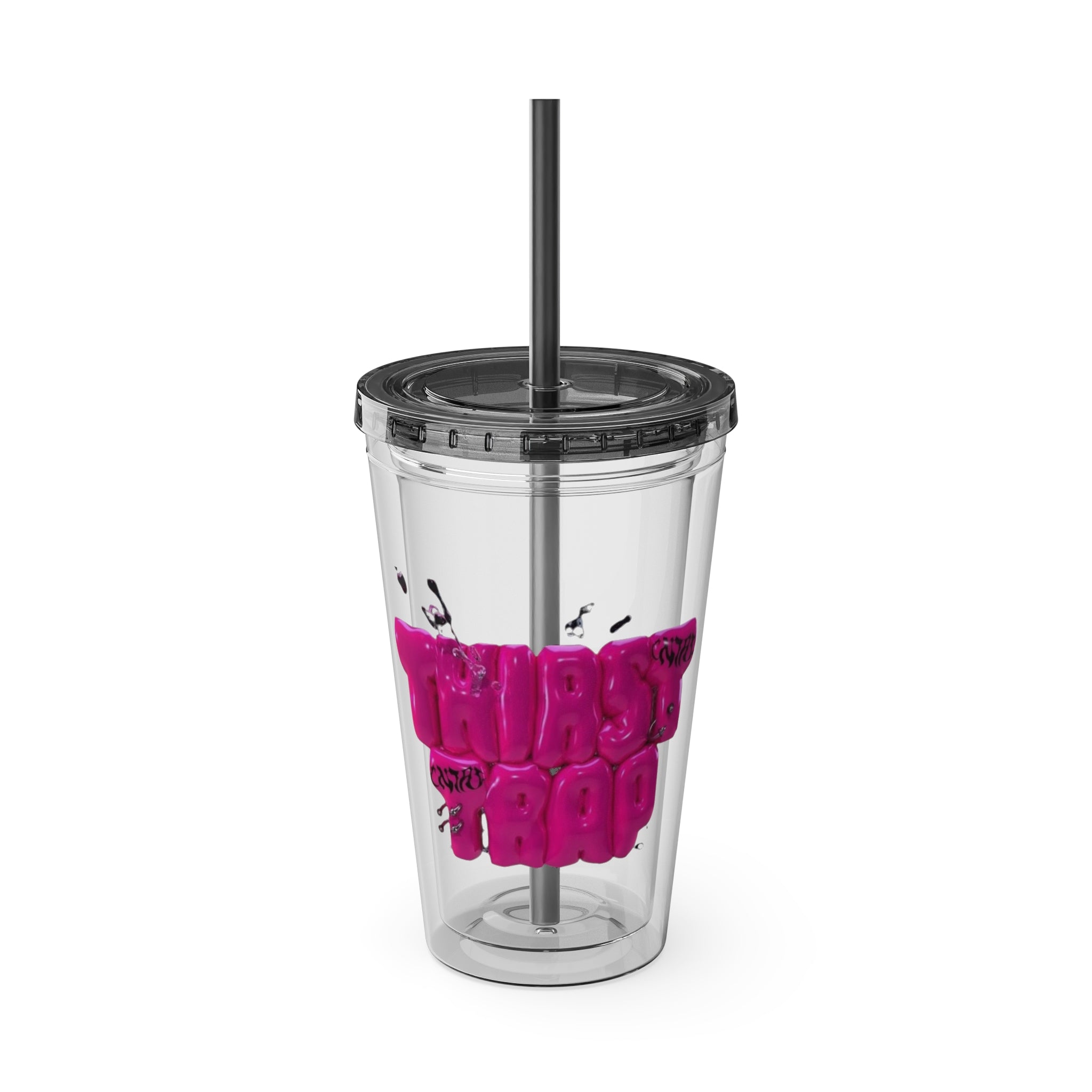 Thirst Trap Tumbler with Straw, 16oz