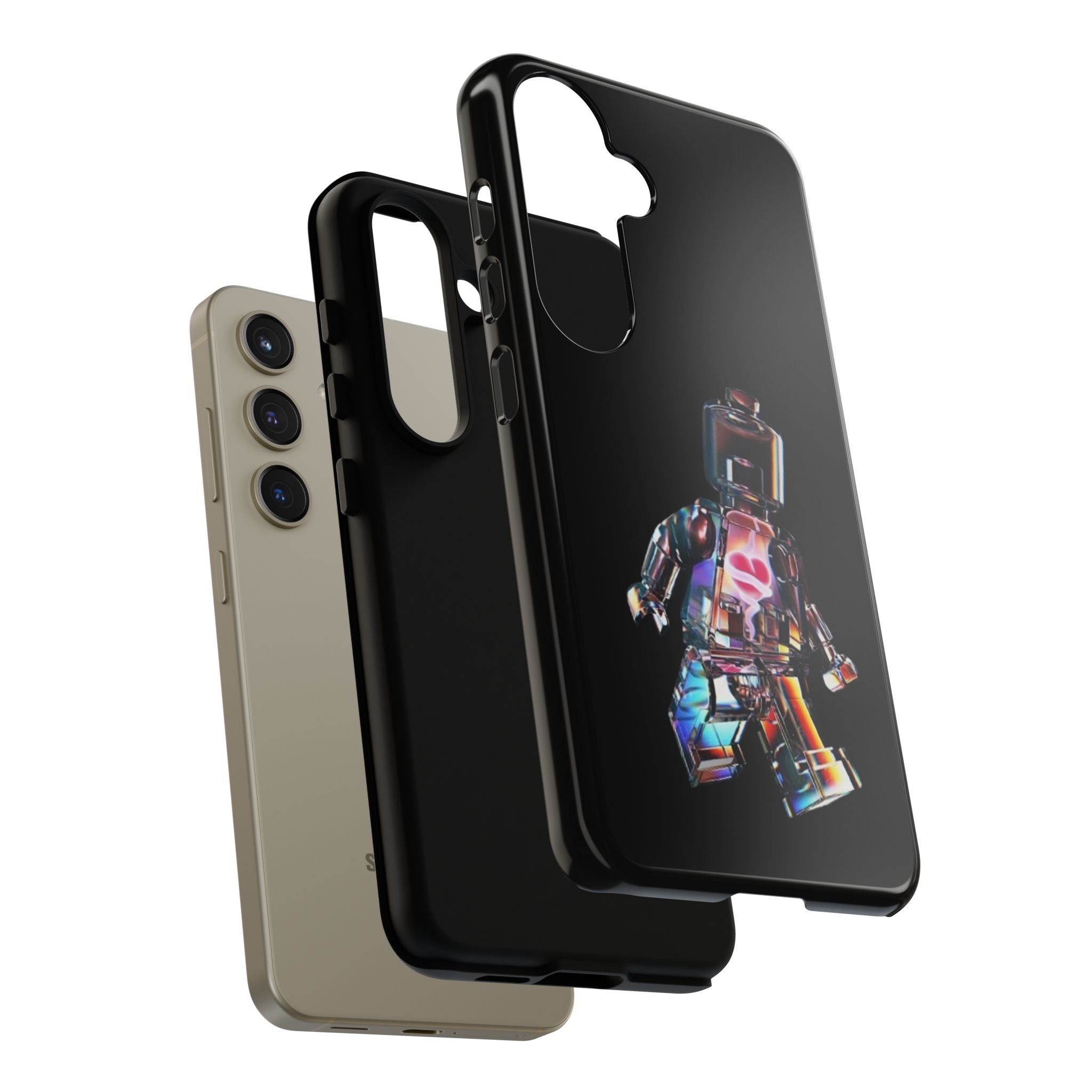 Holographic Brickman Phone Case