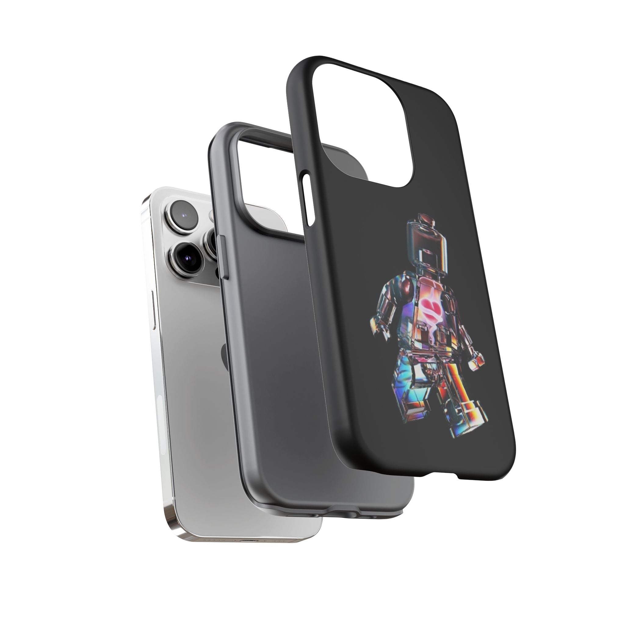 Holographic Brickman Phone Case