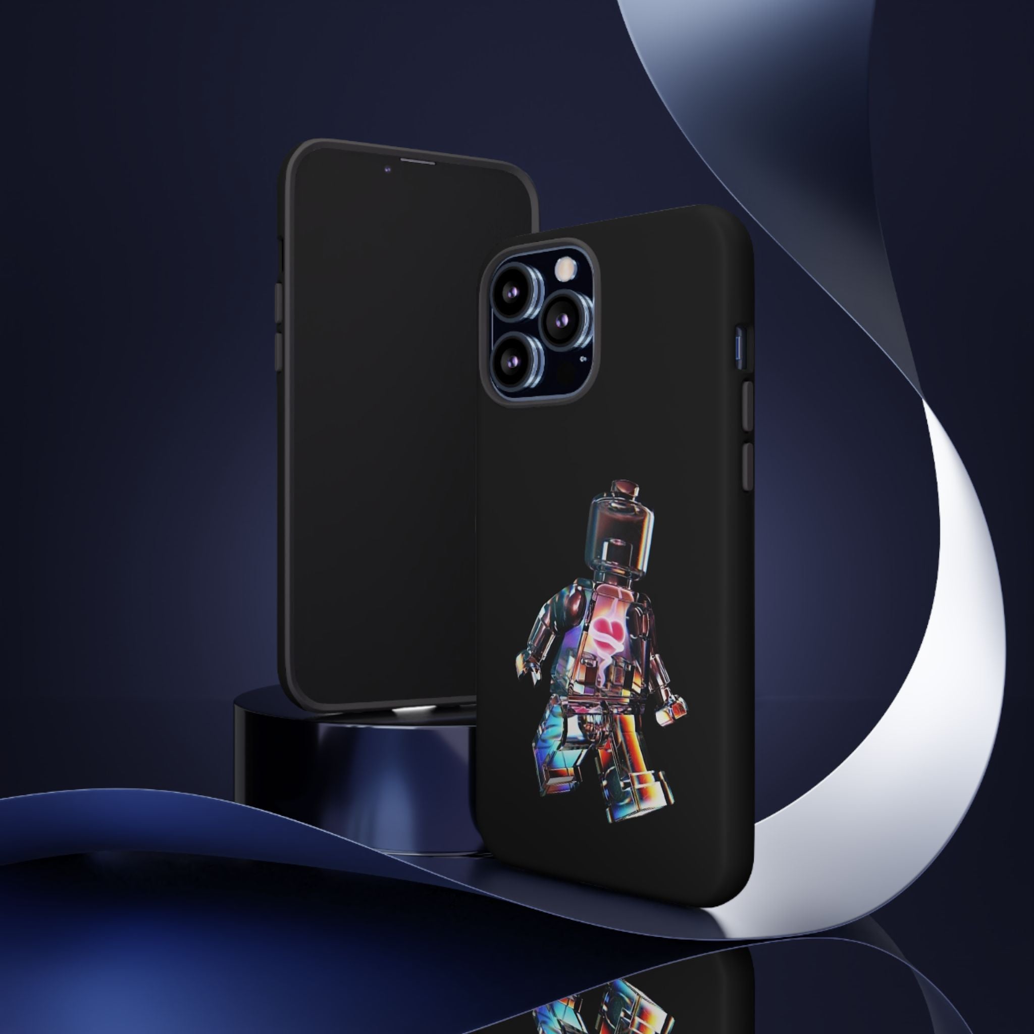 Holographic Brickman Phone Case