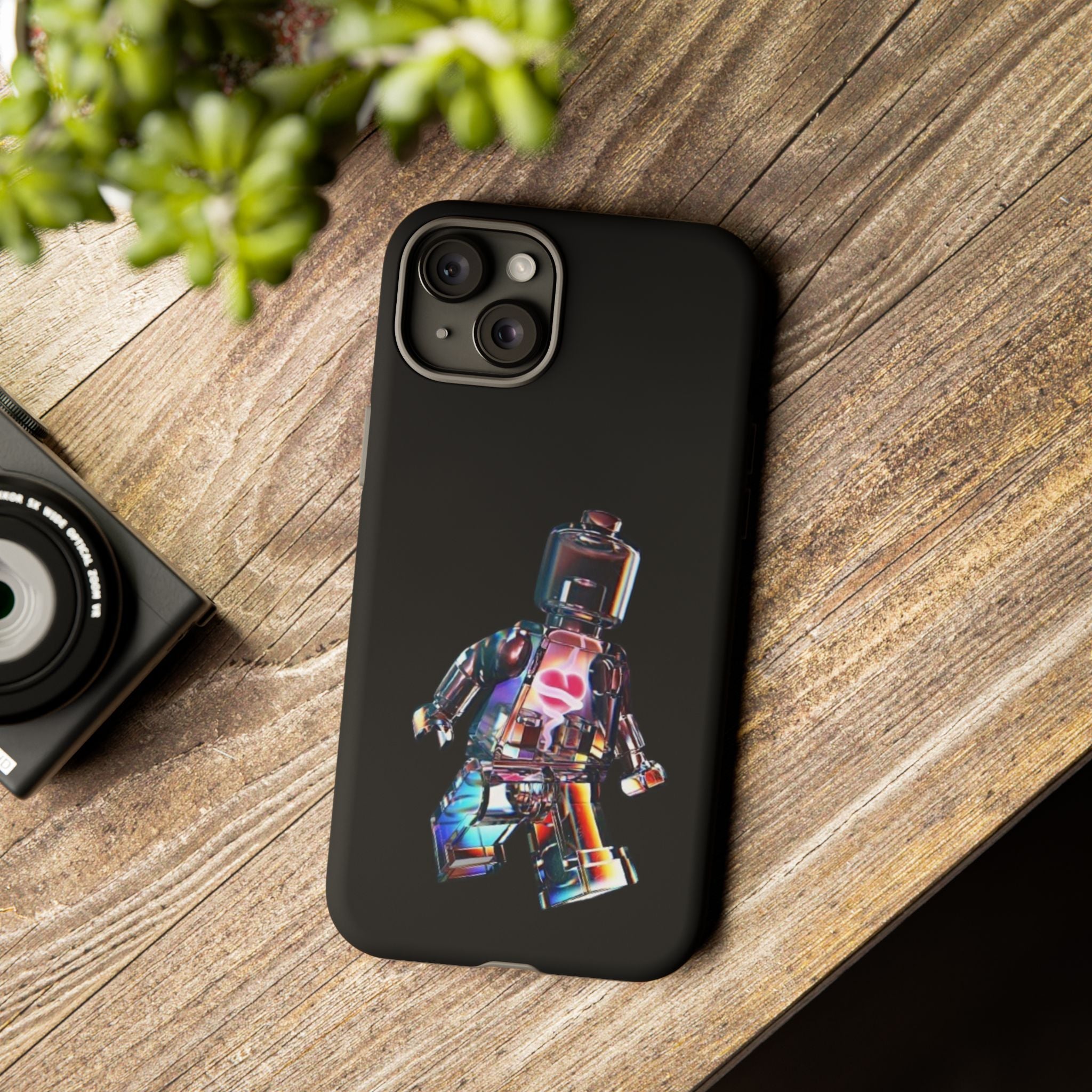 Holographic Brickman Phone Case