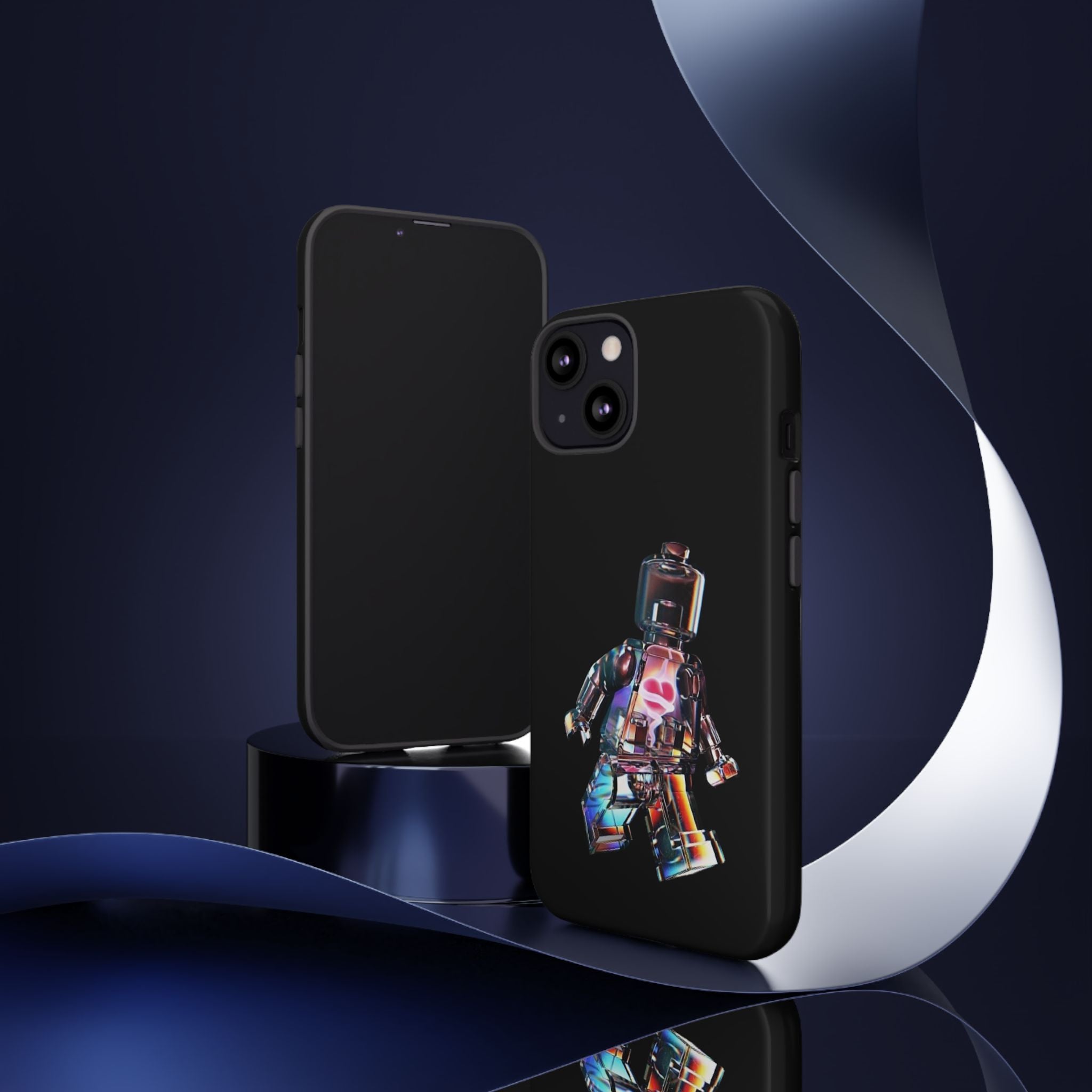Holographic Brickman Phone Case