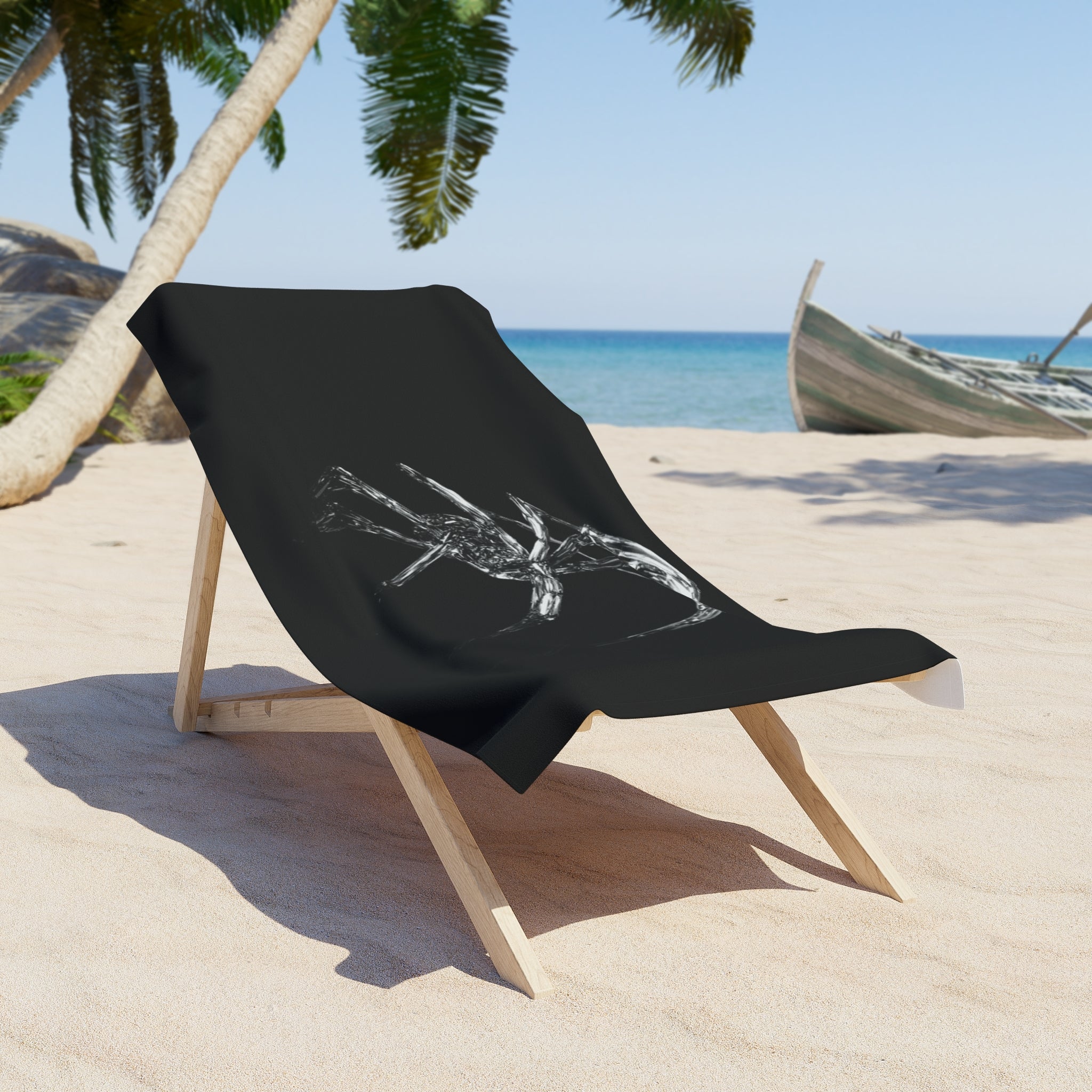 Chrome Spider Beach Towel