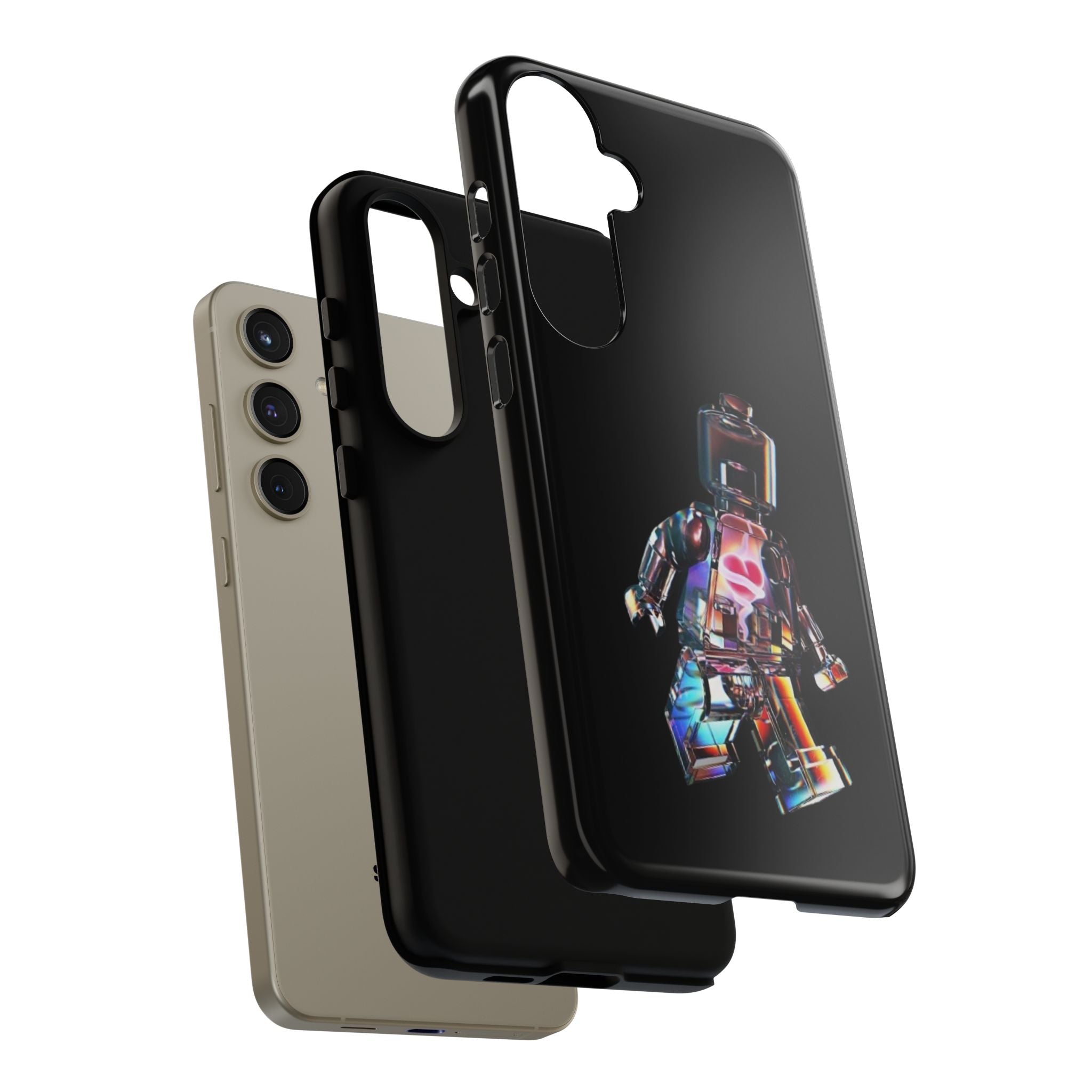 Holographic Brickman Phone Case