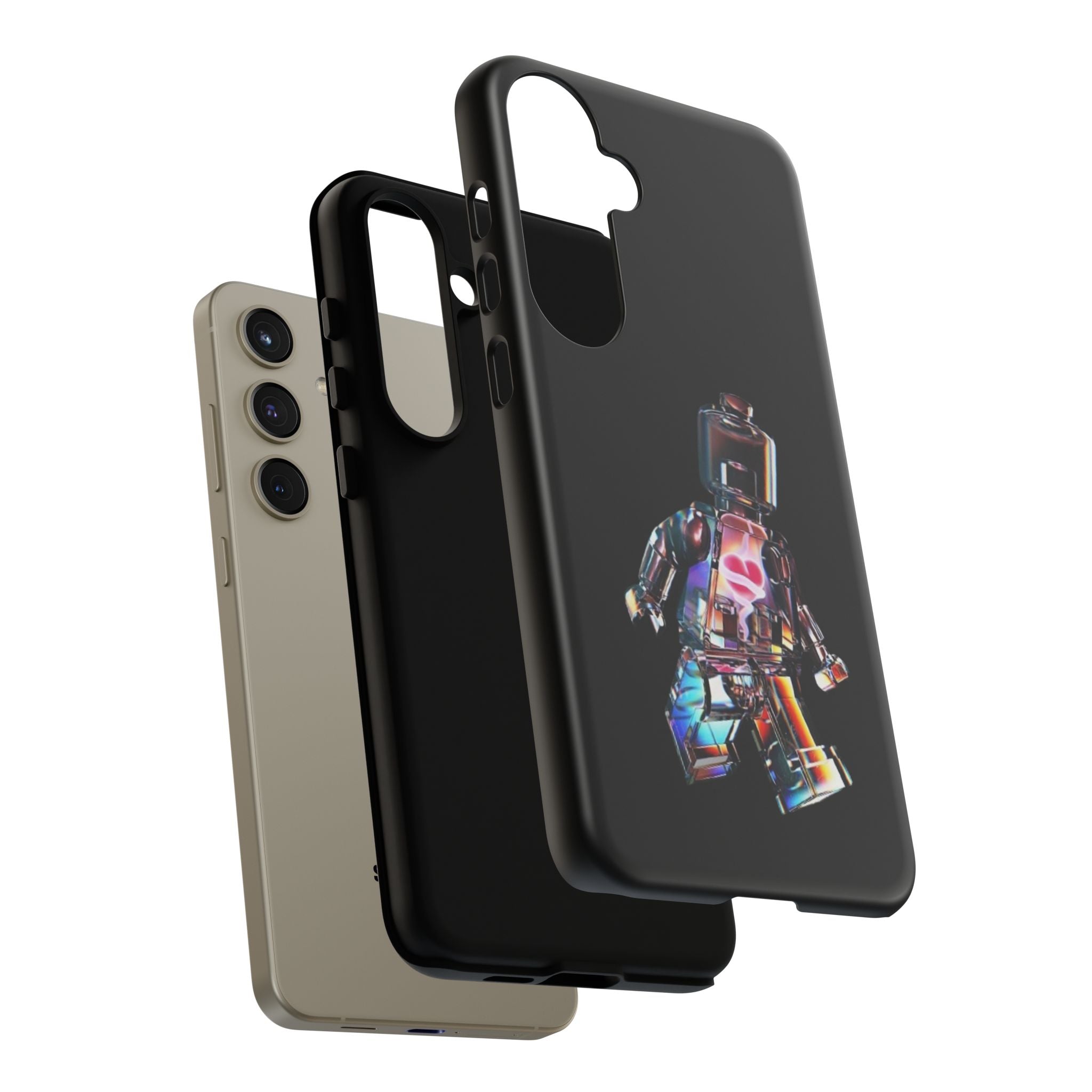 Holographic Brickman Phone Case
