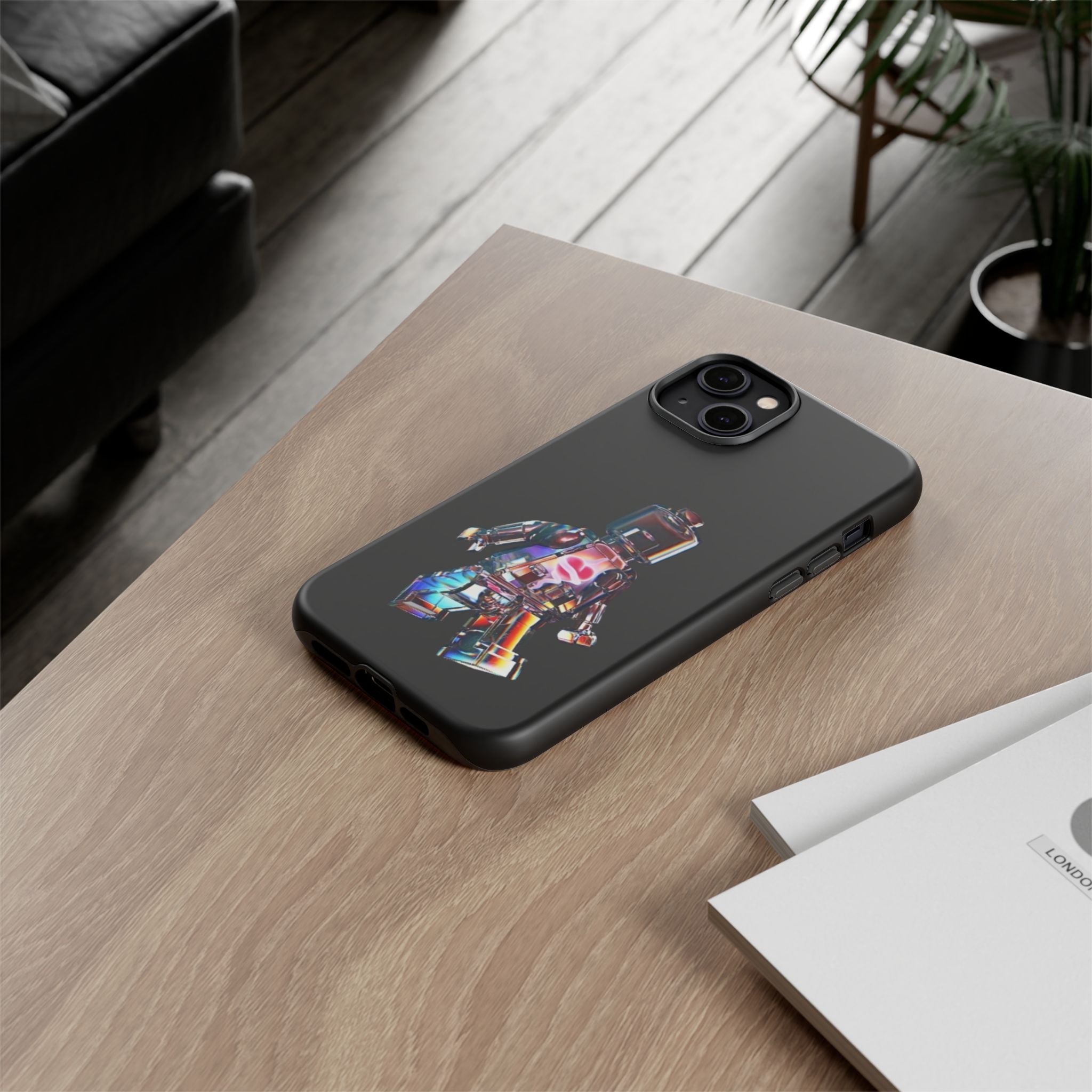 Holographic Brickman Phone Case
