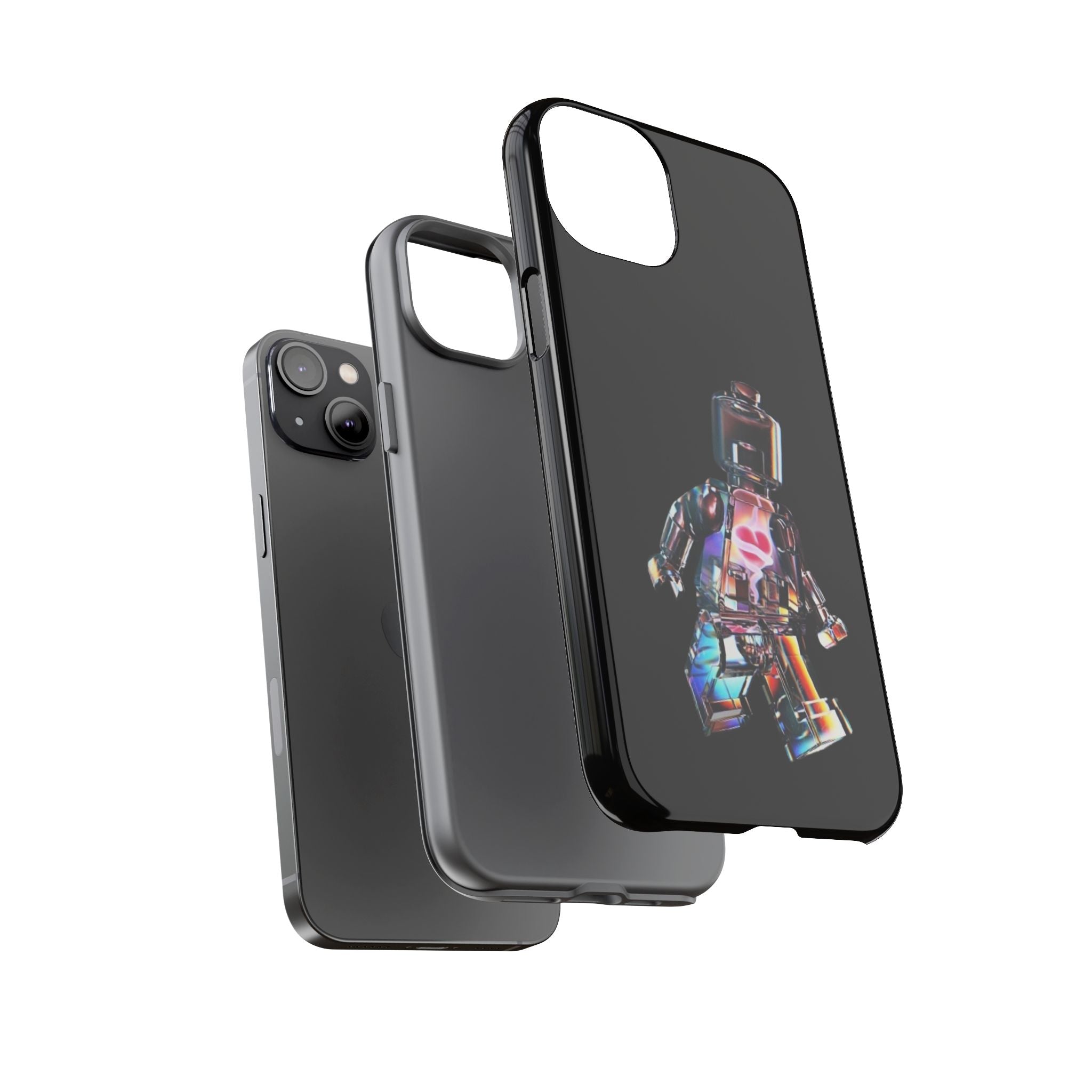 Holographic Brickman Phone Case