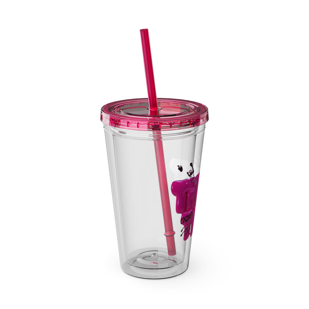 Thirst Trap Tumbler with Straw, 16oz
