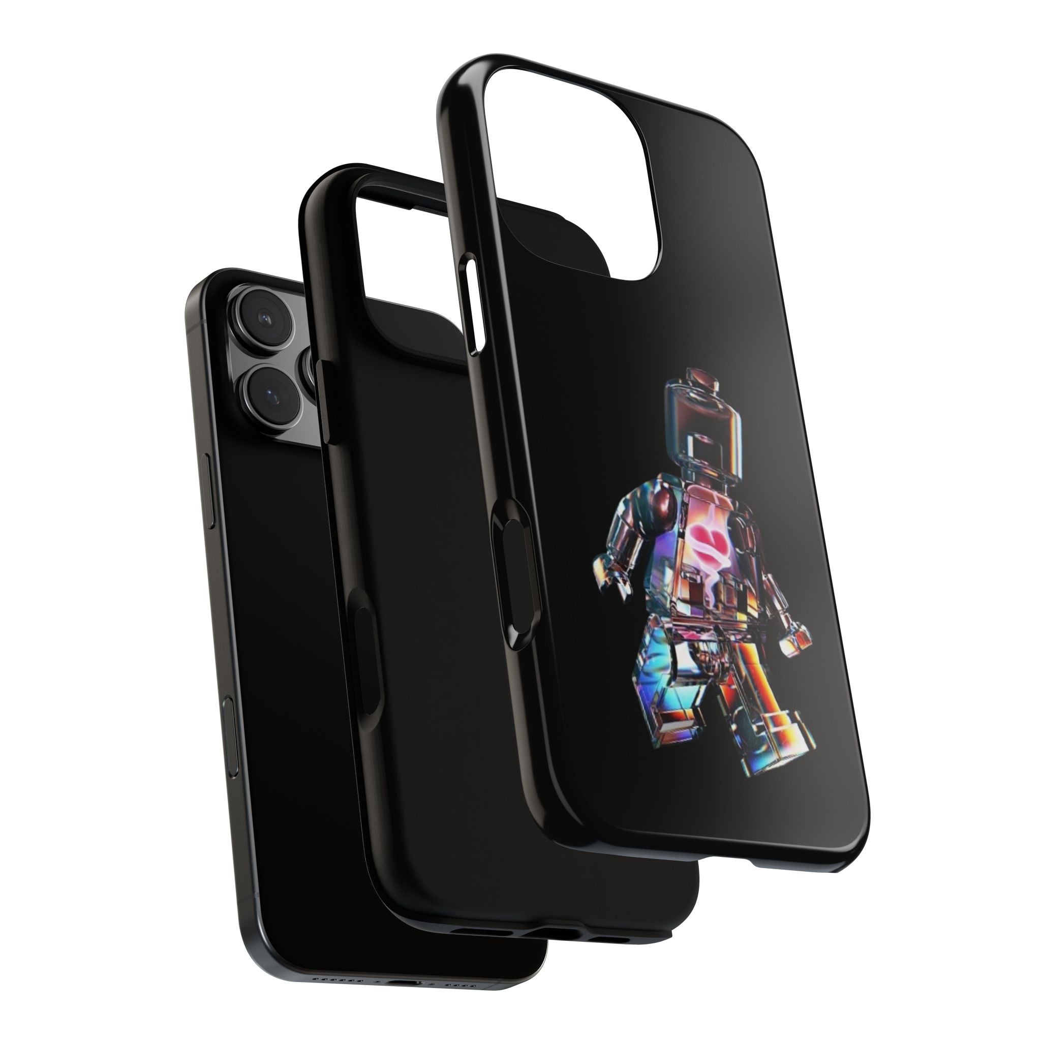 Holographic Brickman Phone Case