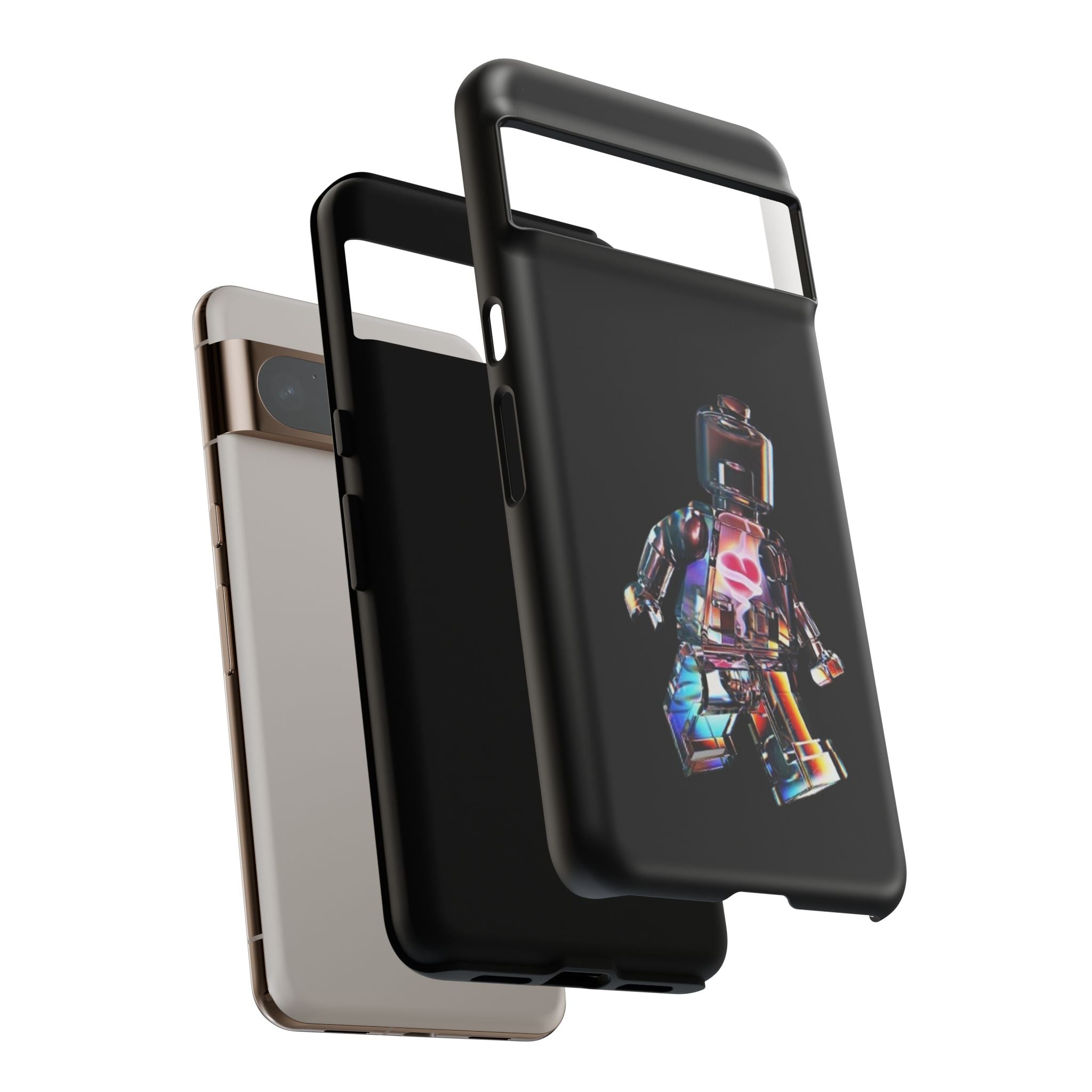 Holographic Brickman Phone Case