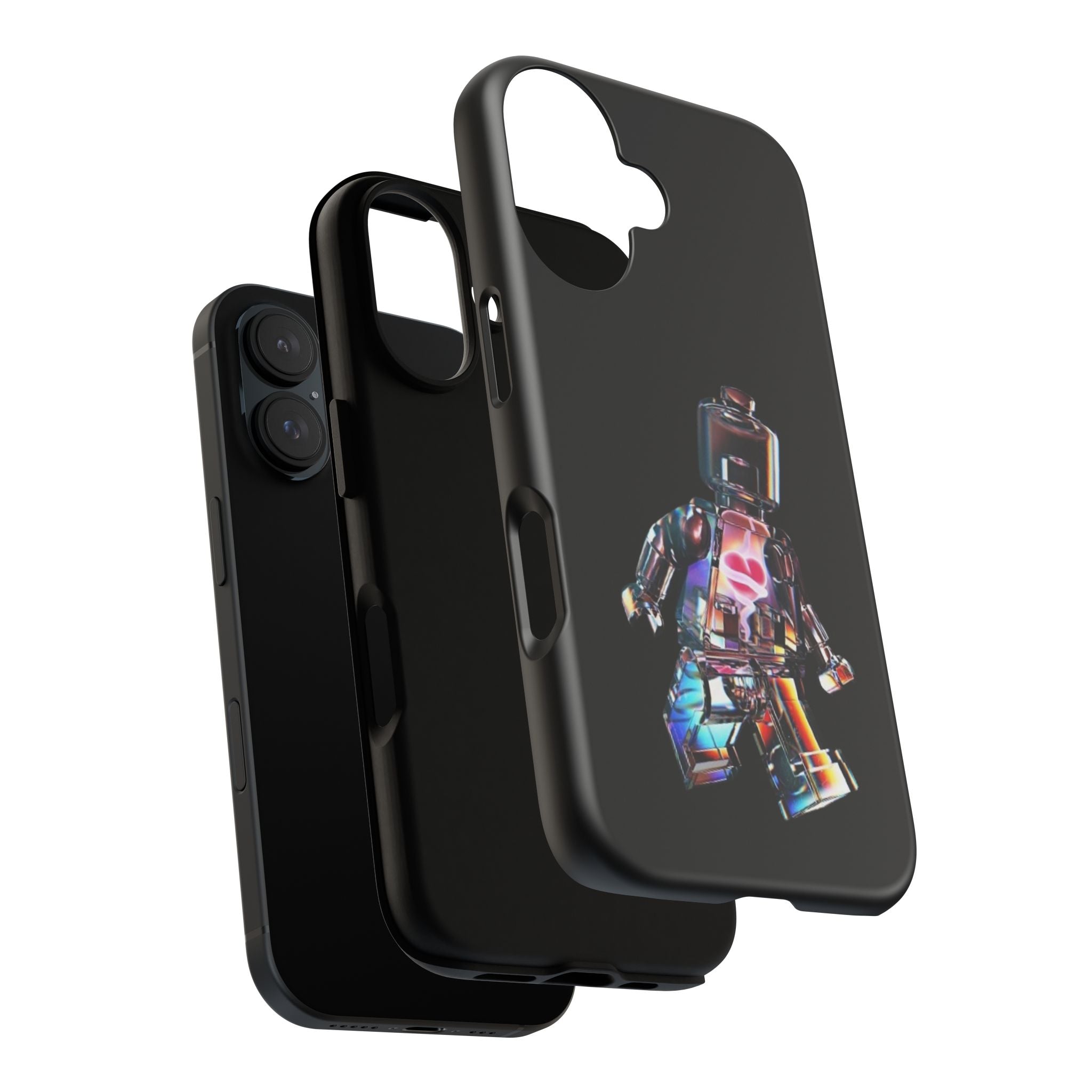 Holographic Brickman Phone Case