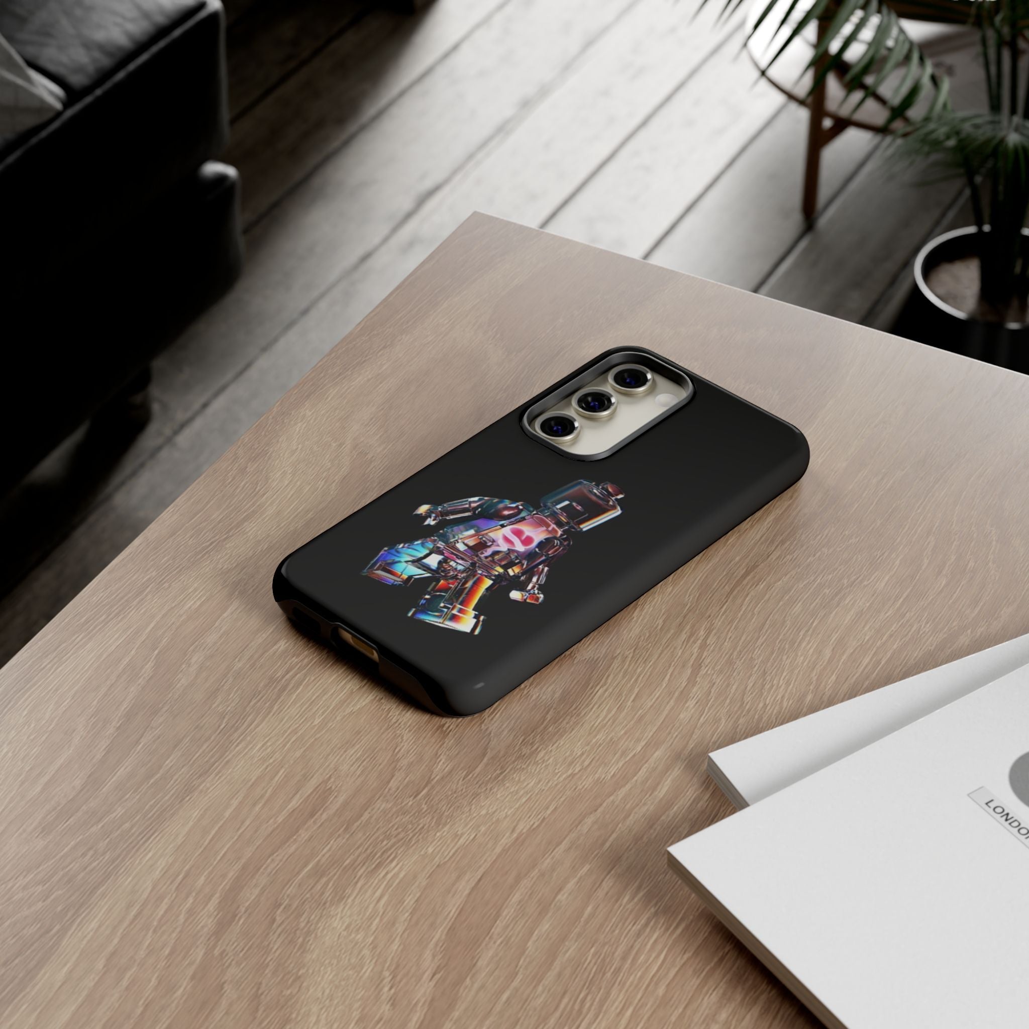 Holographic Brickman Phone Case