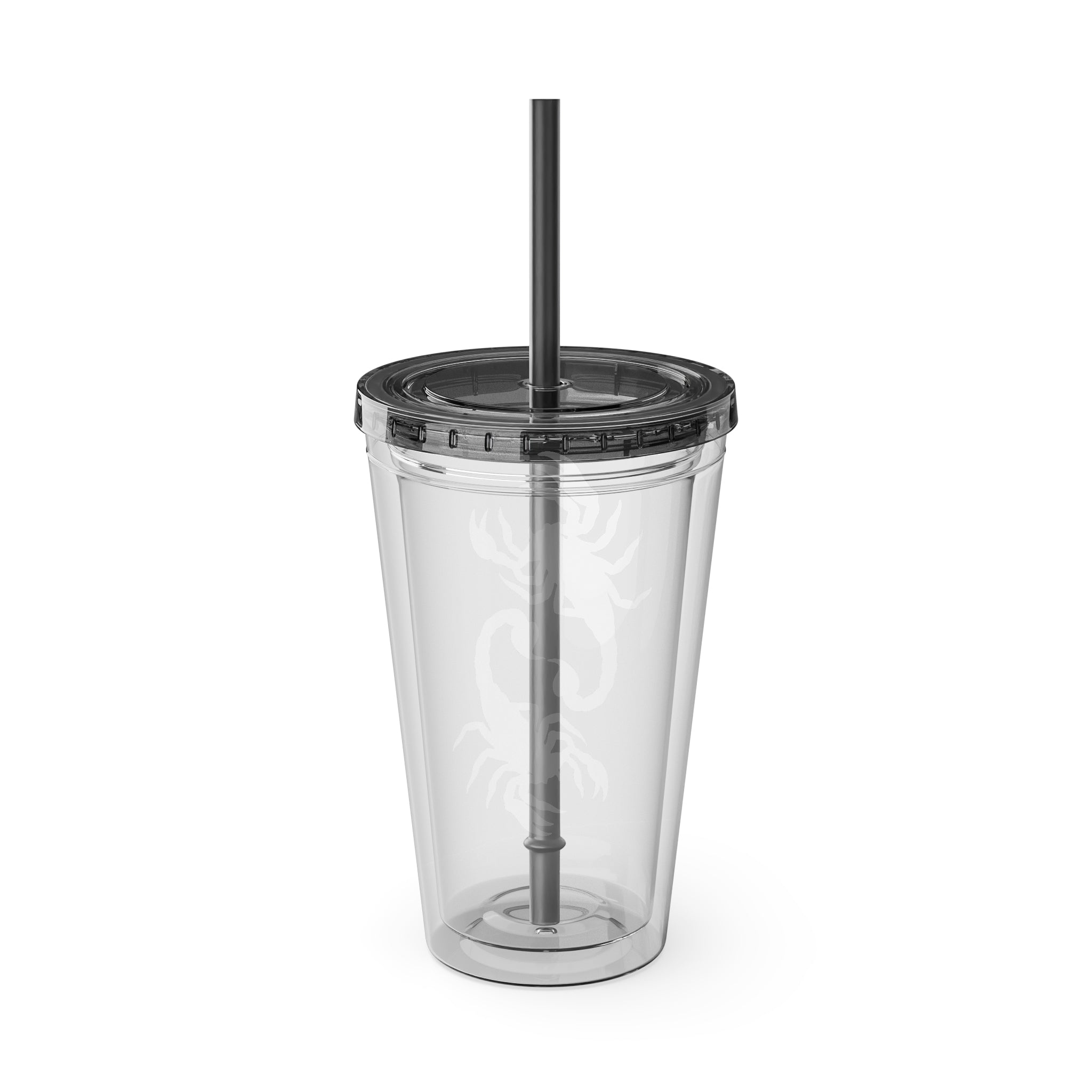 Twin Scorpion Tumbler with Straw, 16oz