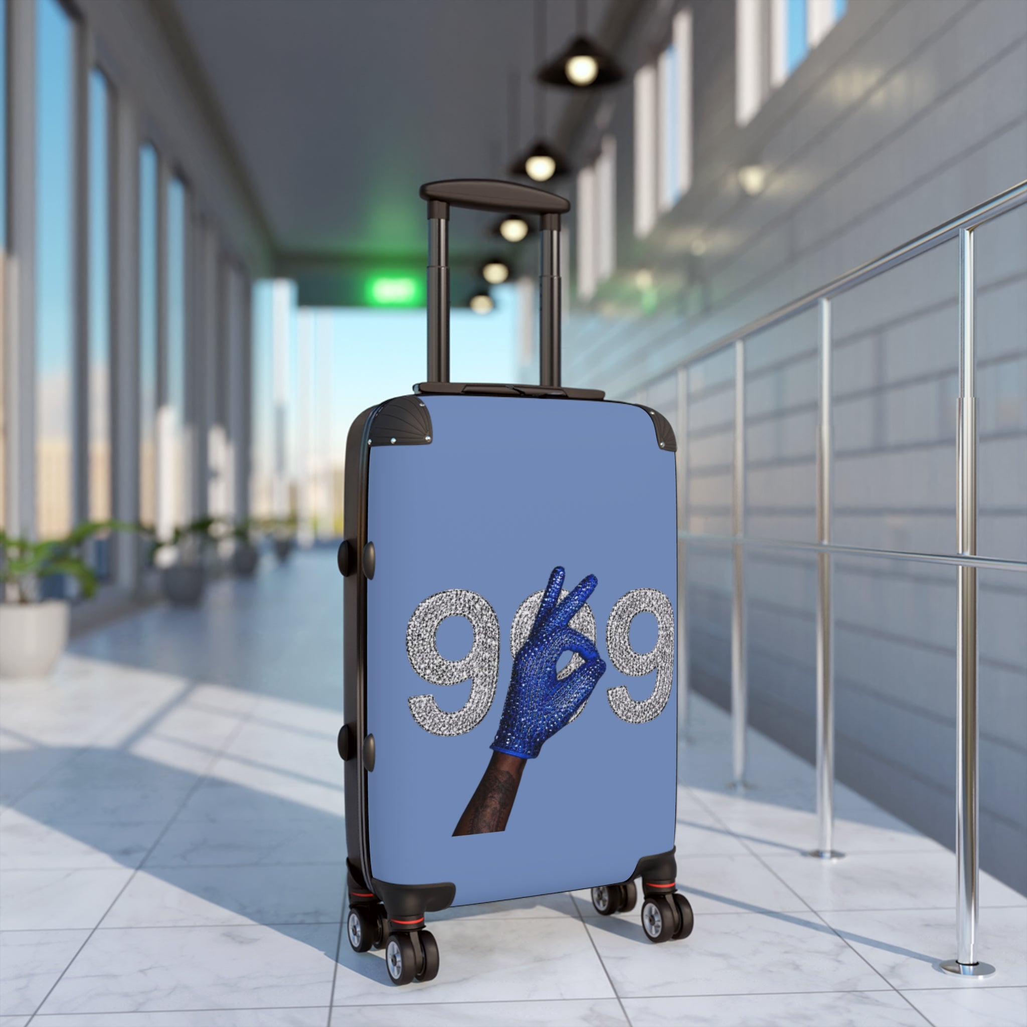 Blue 999 Suitcase