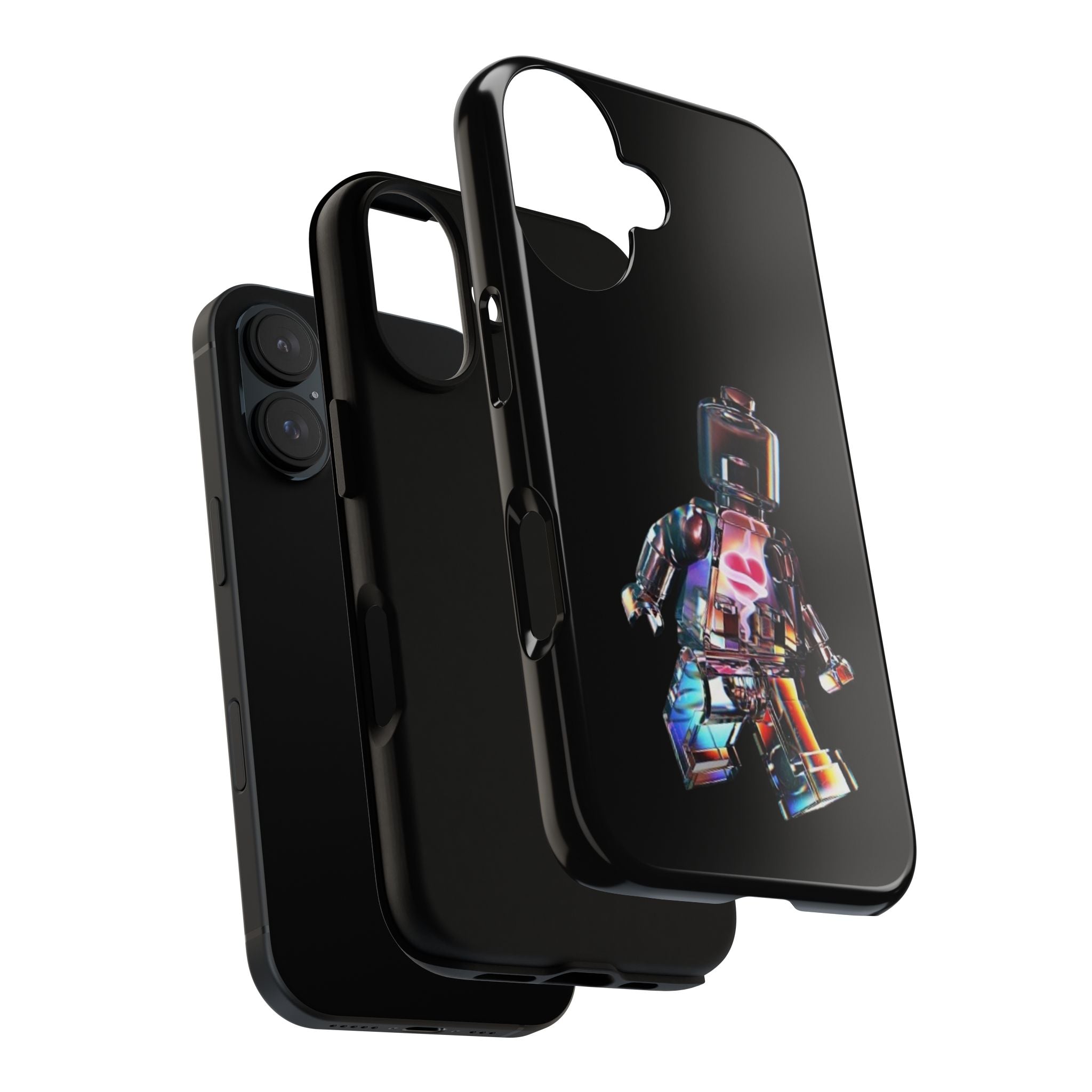 Holographic Brickman Phone Case