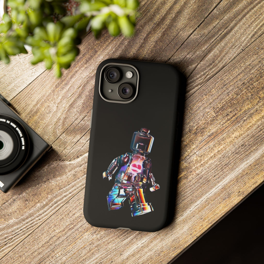 Holographic Brickman Phone Case