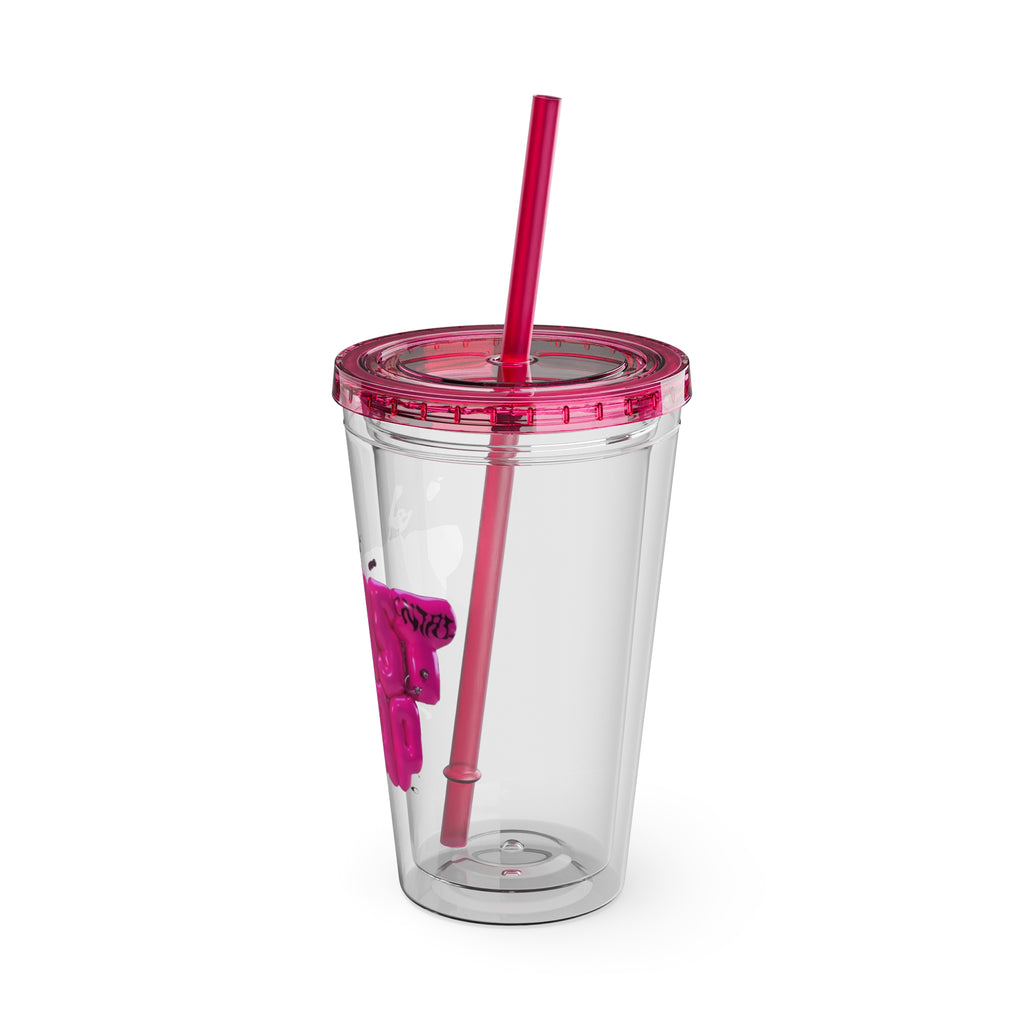 Thirst Trap Tumbler with Straw, 16oz
