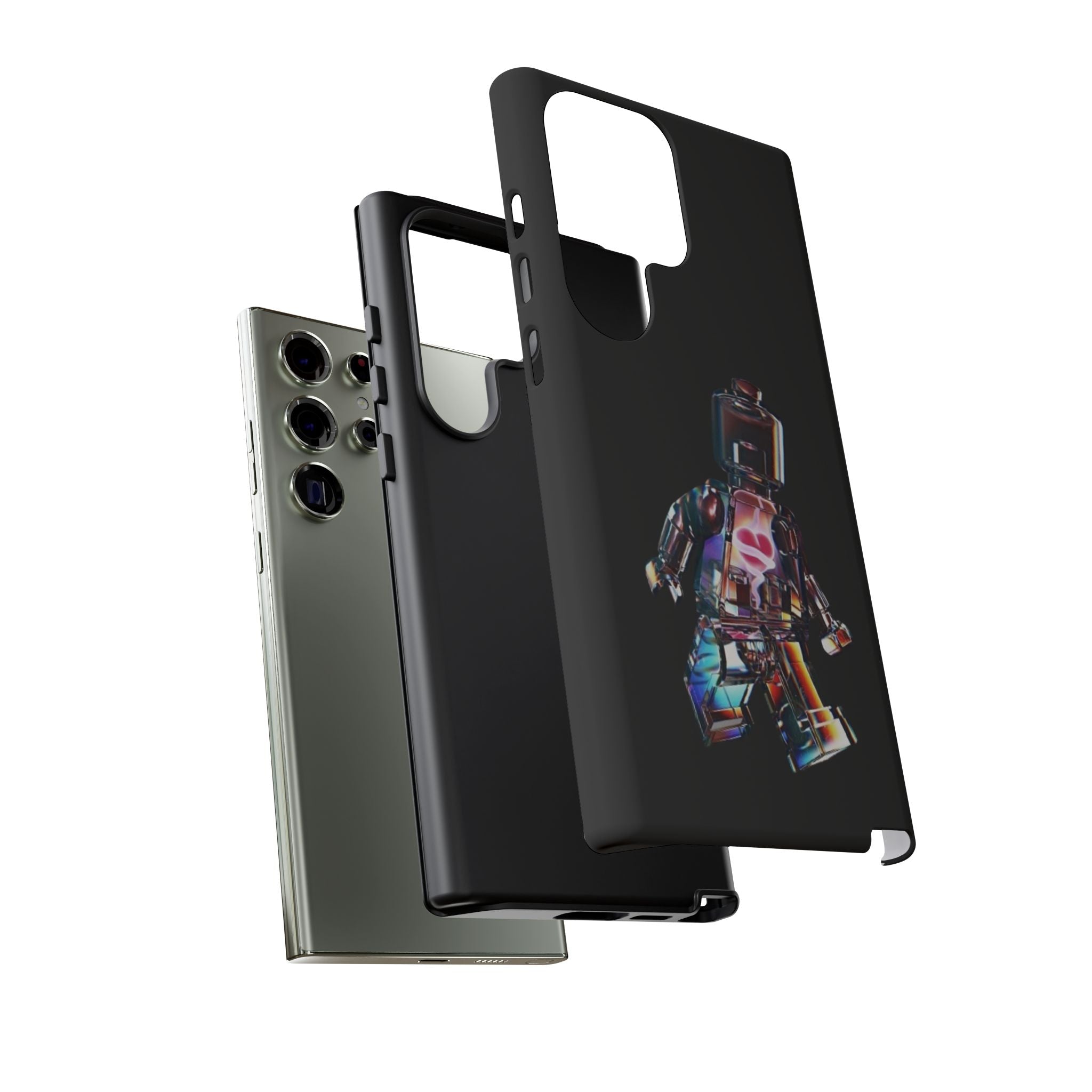 Holographic Brickman Phone Case