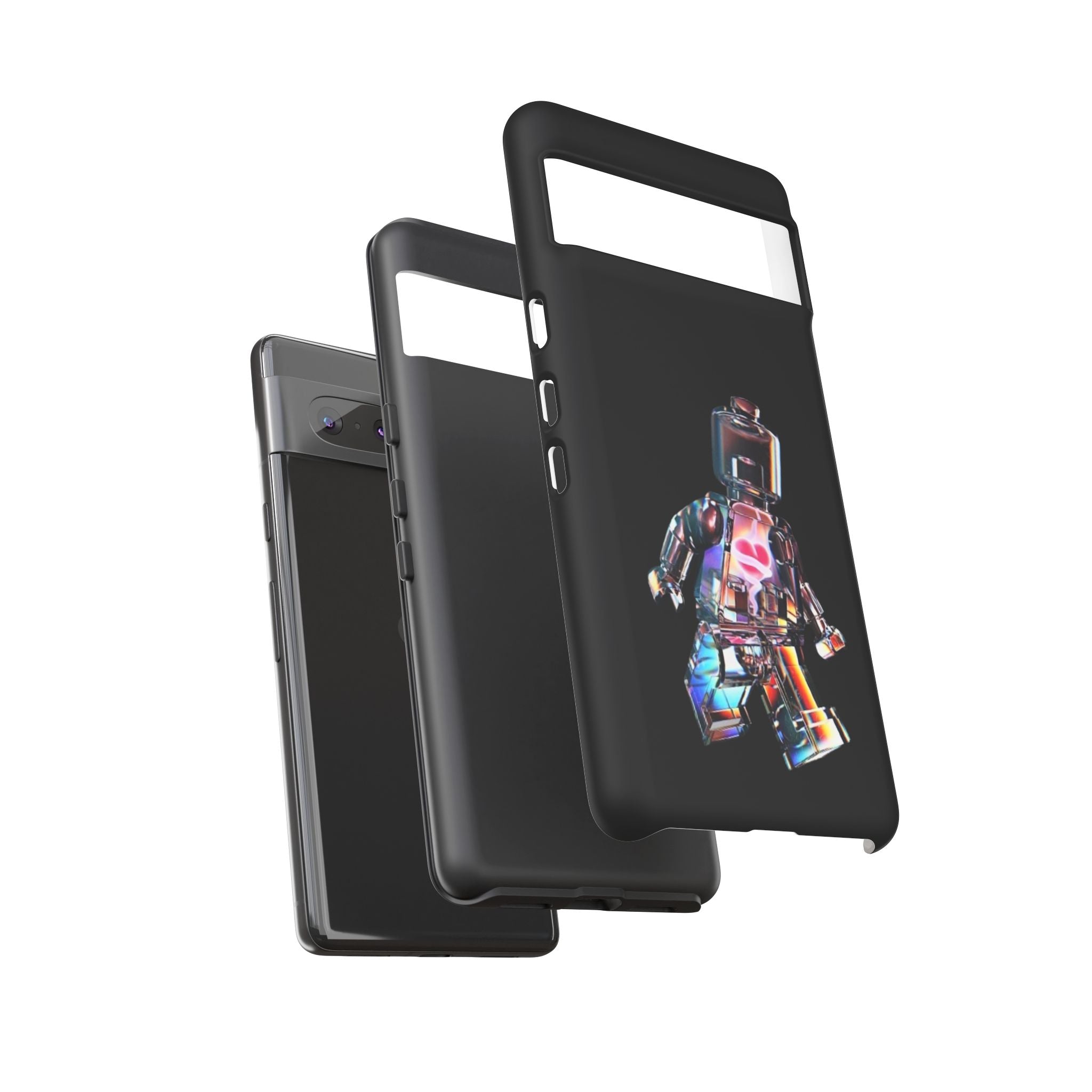 Holographic Brickman Phone Case