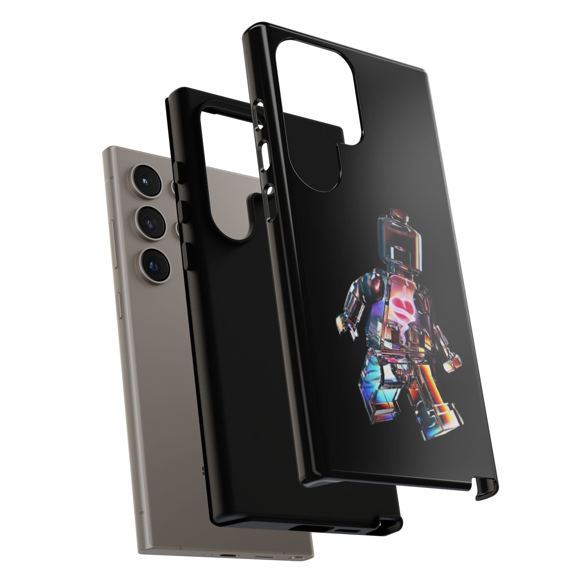 Holographic Brickman Phone Case