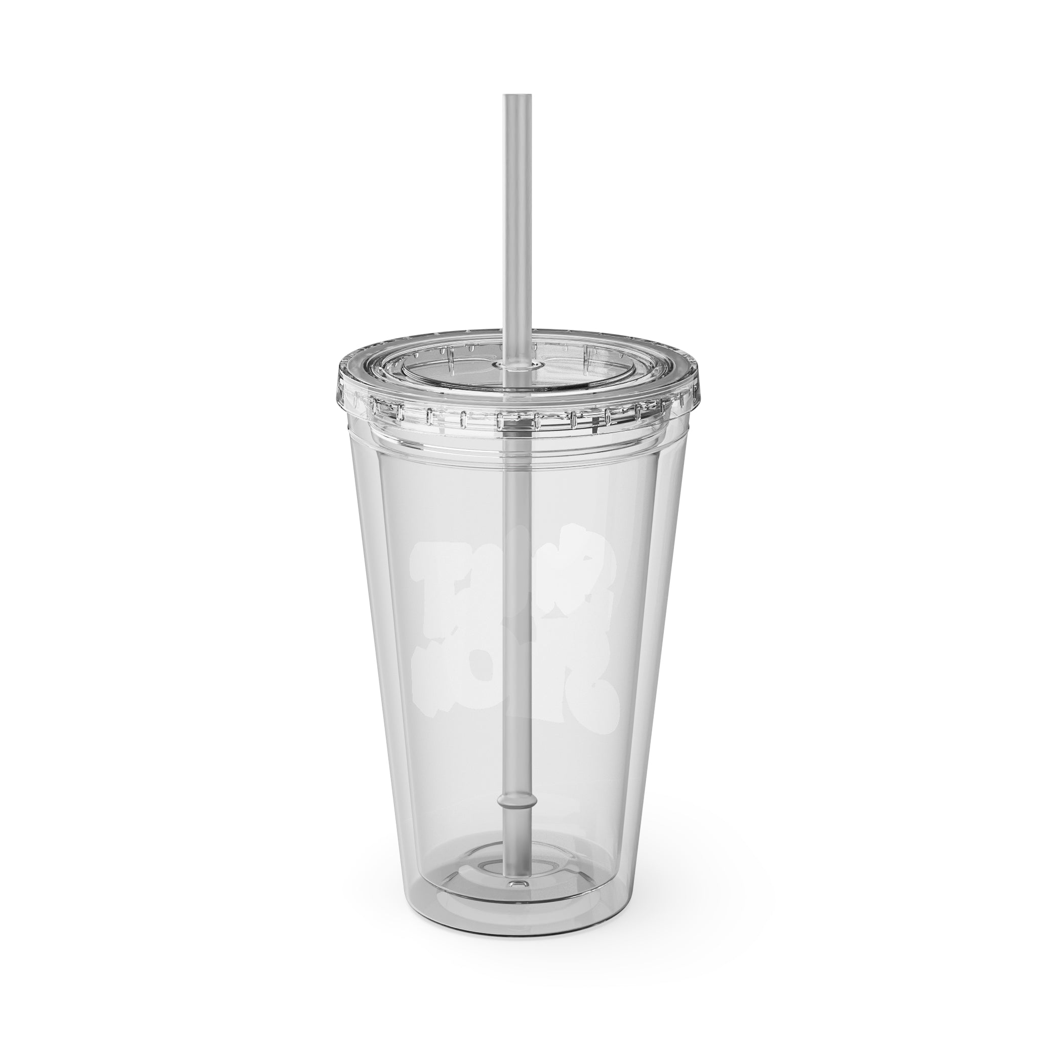 S Show Tumbler with Straw, 16oz