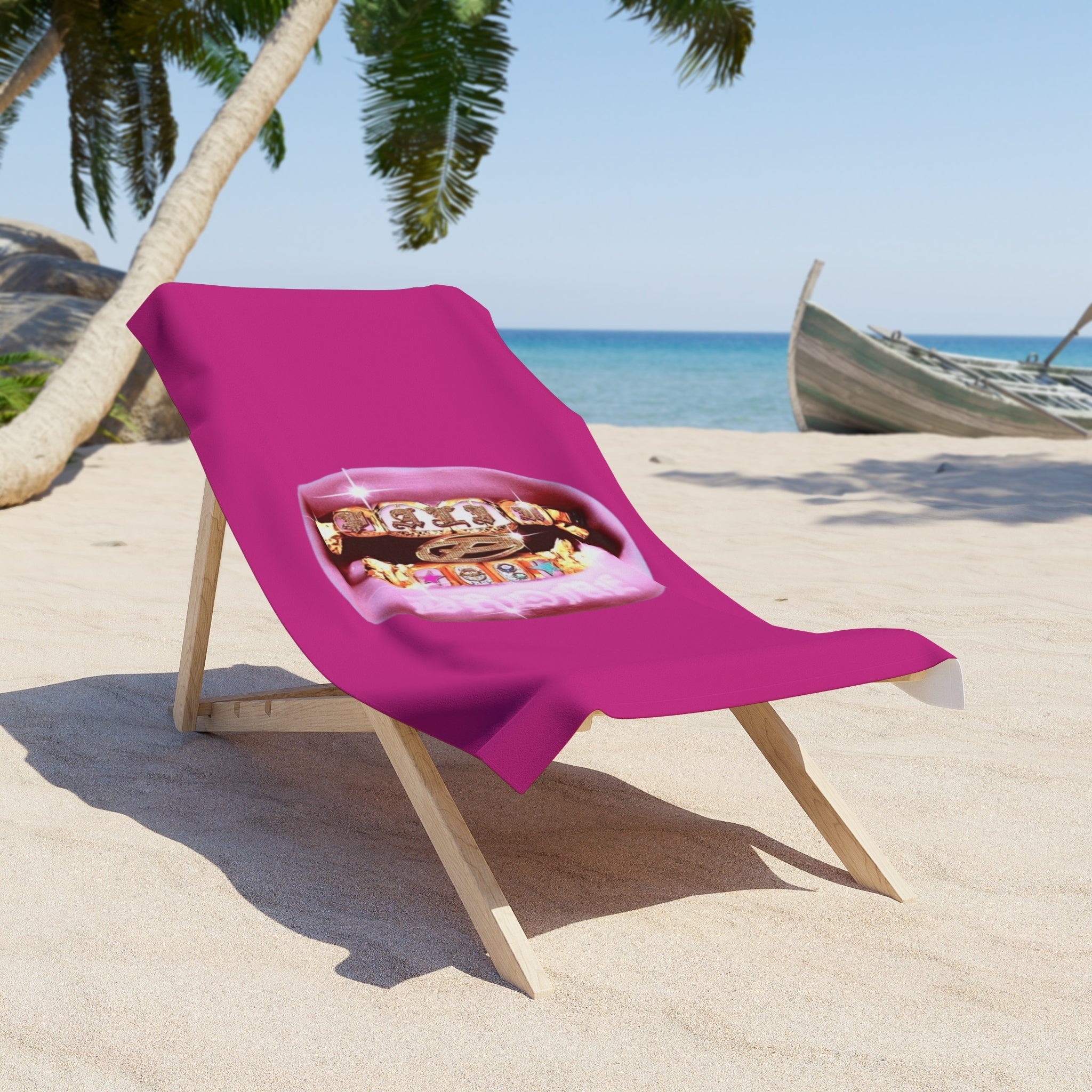 Golden Kiss Beach Towel