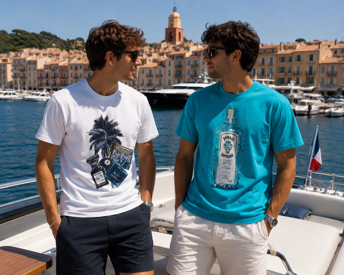 Sapphire Flame Tee