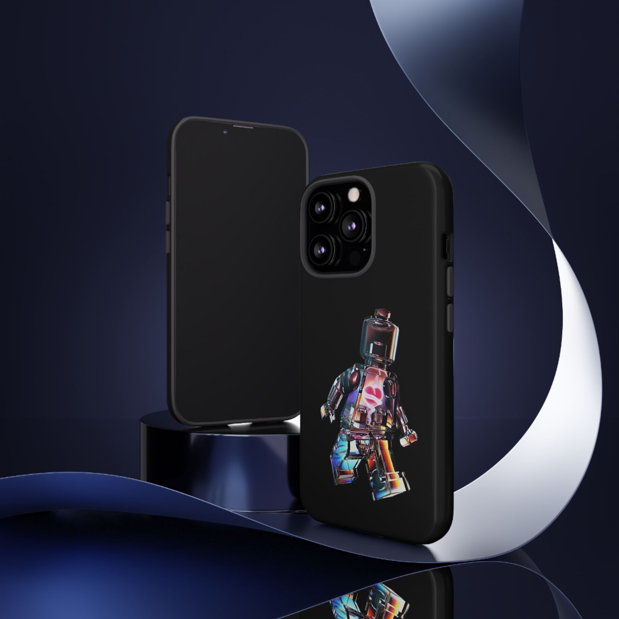 Holographic Brickman Phone Case