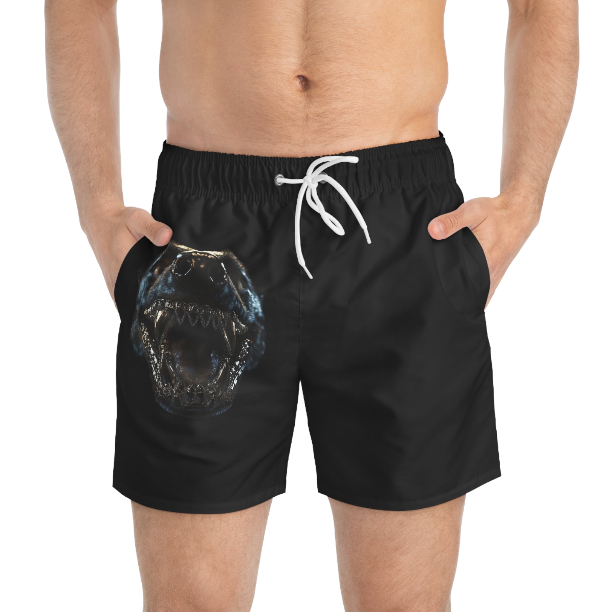 Golden Fang Swim Trunks