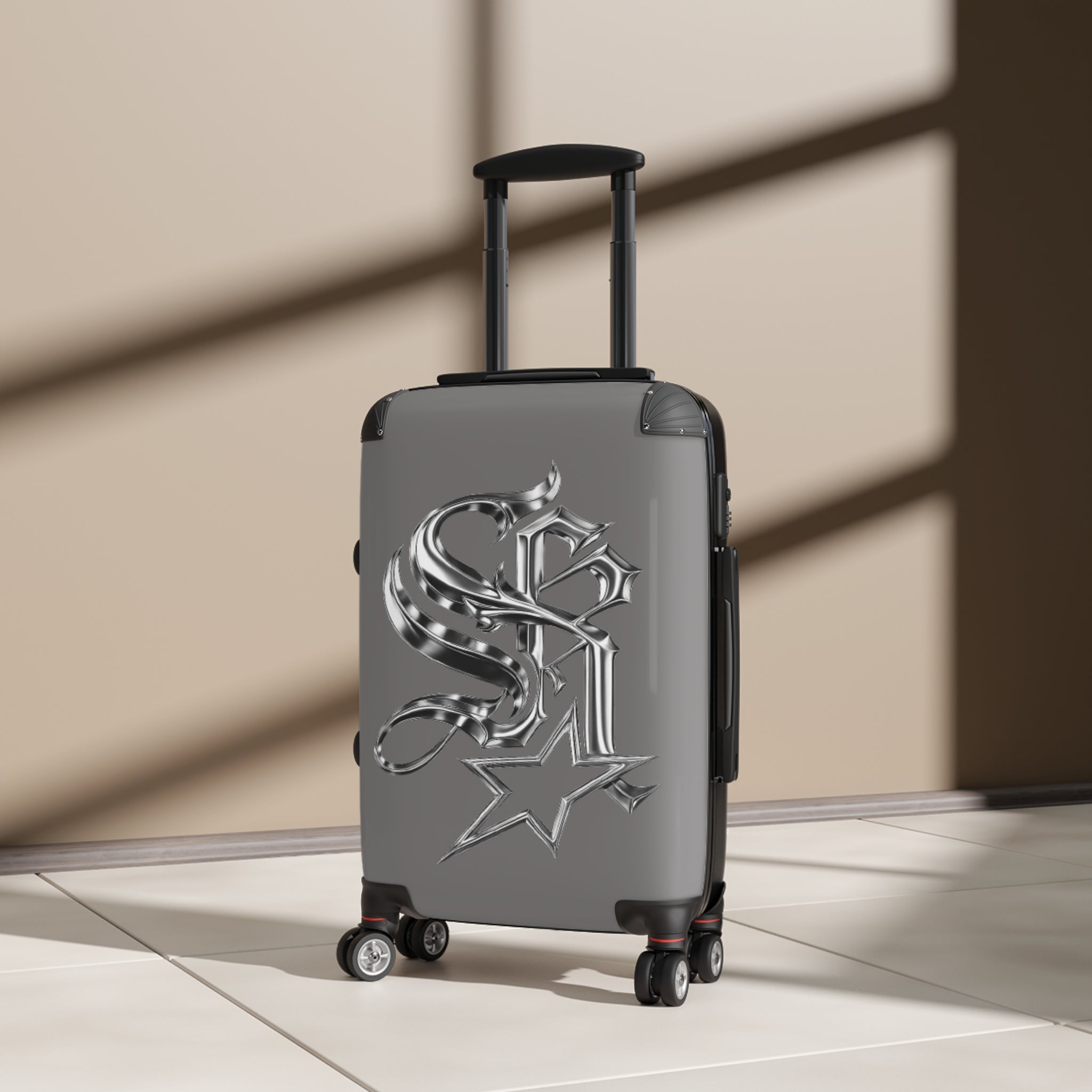 Shiny Metal Suitcase