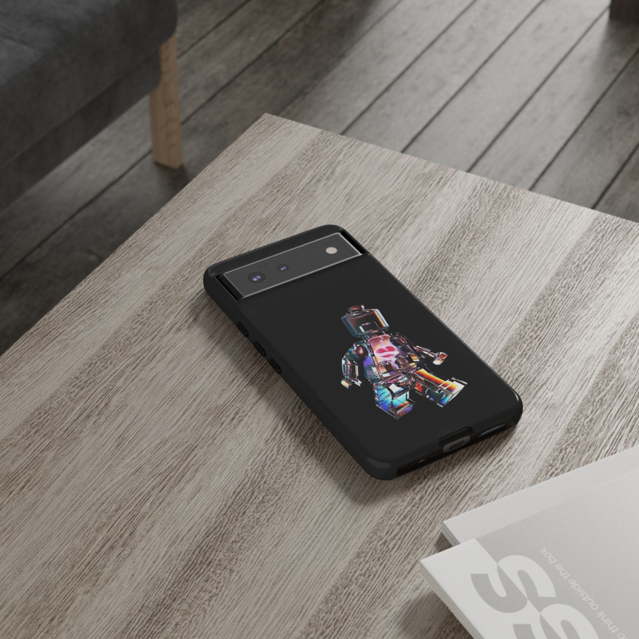 Holographic Brickman Phone Case