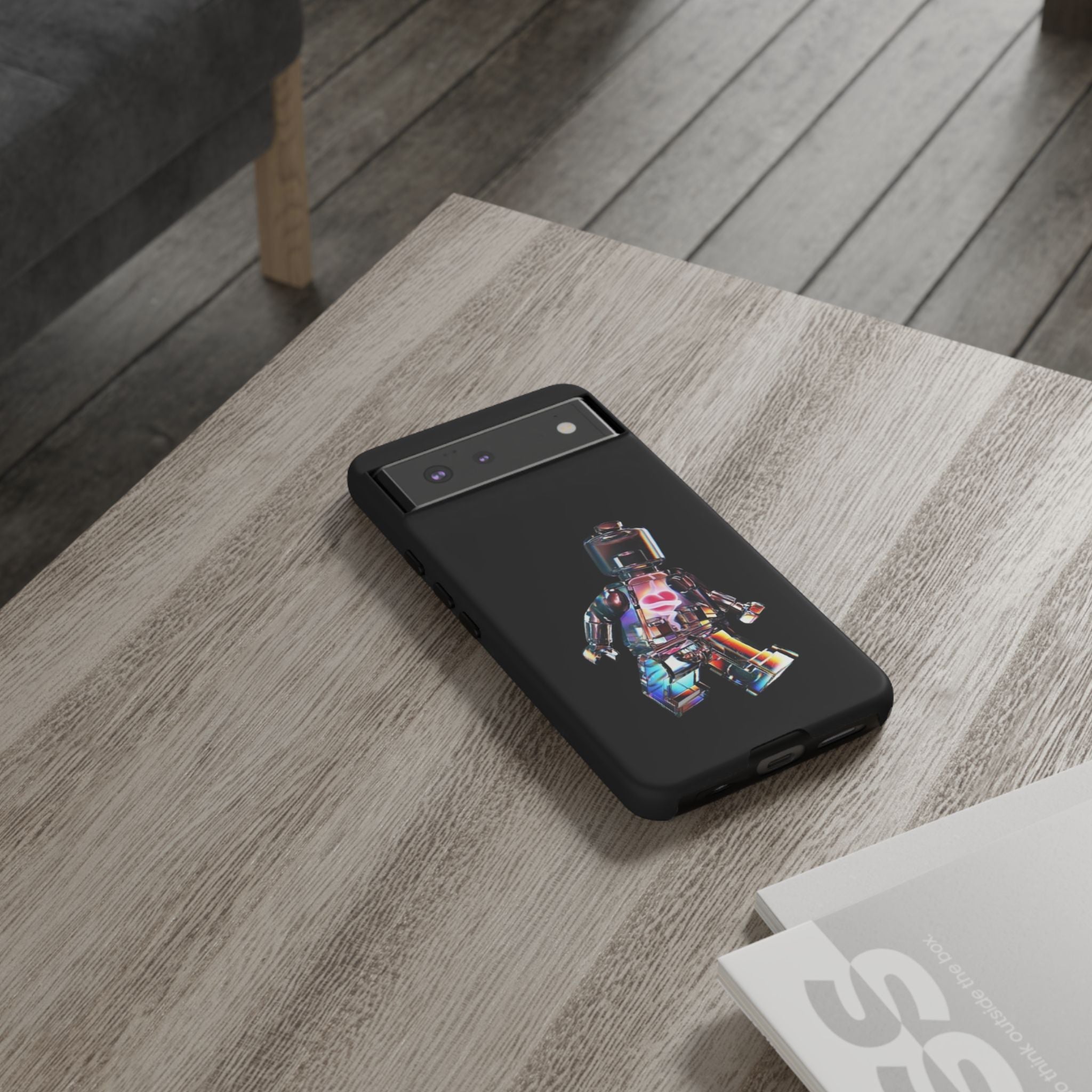 Holographic Brickman Phone Case