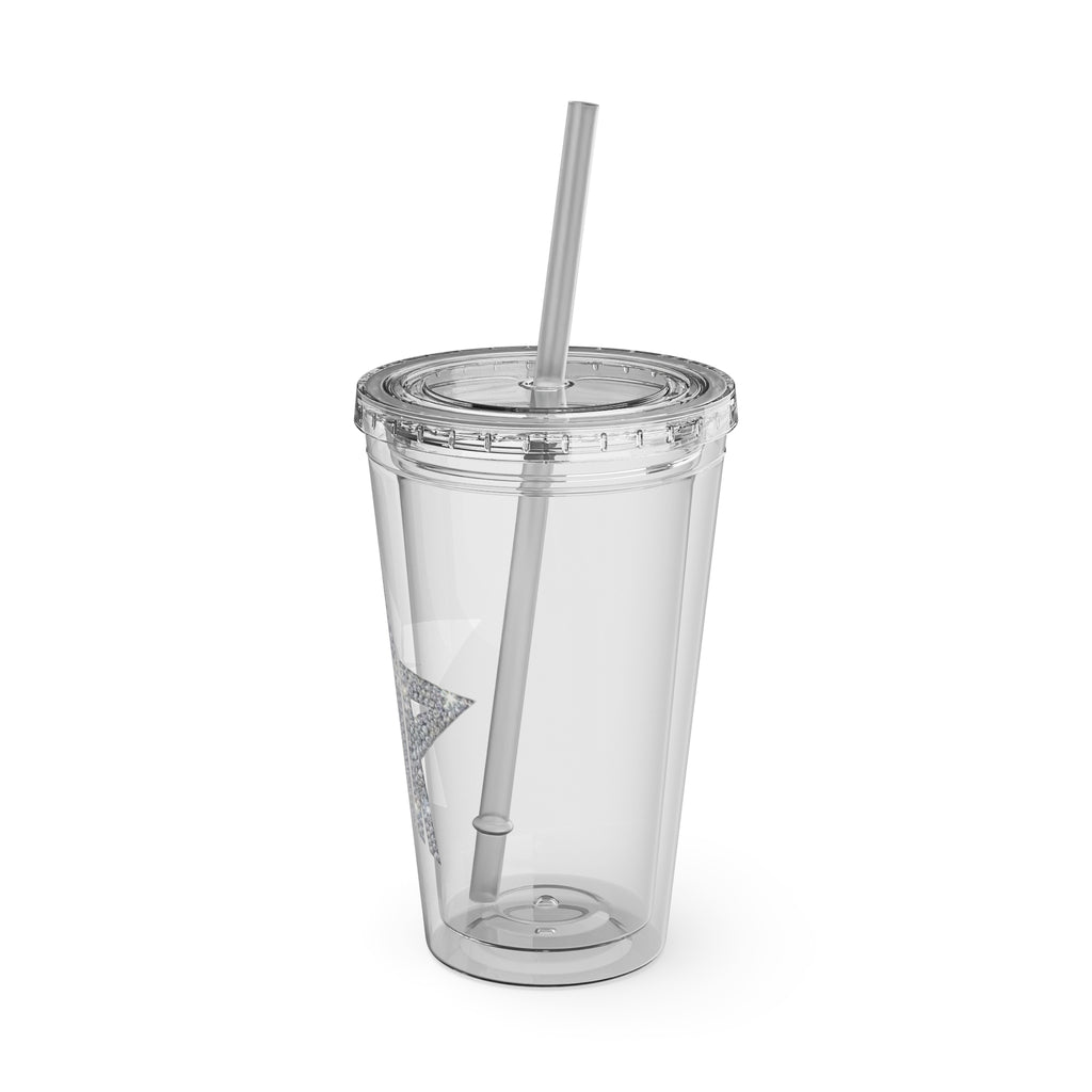 VVS Star Tumbler with Straw, 16oz